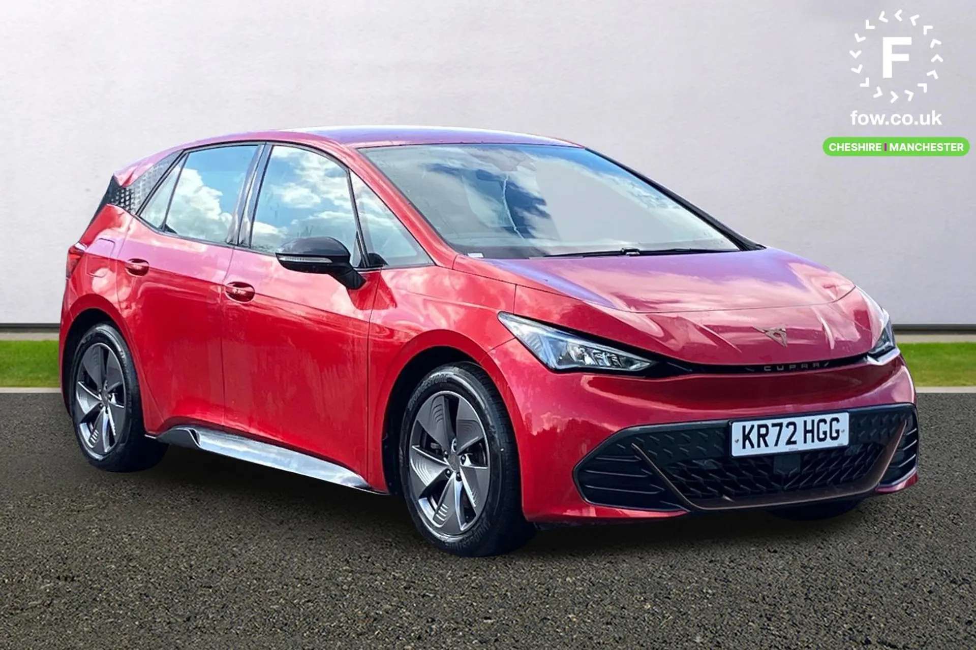 A 2022 CUPRA BORN 150kW V1 58kWh 5dr Auto [ 18" Cyclone alloy wheels , Heated leather wrapped multi function steering wheel , Front/rear park distance control , Bluetoo A 2022 CUPRA BORN 150kW V1 58kWh 5dr Auto [ 18" Cyclone alloy wheels , Heated leather wrapped multi function steering wheel , Front/rear park distance control , Bluetoo