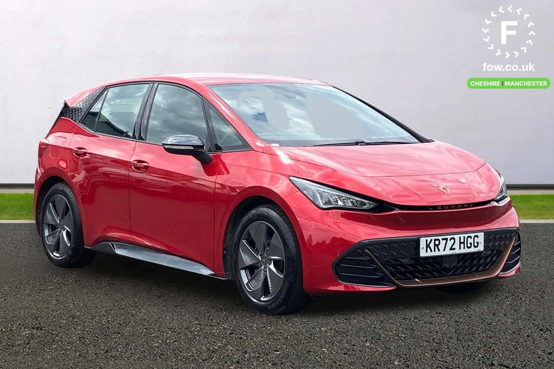 A 2022 CUPRA BORN 150kW V1 58kWh 5dr Auto [ 18" Cyclone alloy wheels , Heated leather wrapped multi function steering wheel , Front/rear park distance control , Bluetoo A 2022 CUPRA BORN 150kW V1 58kWh 5dr Auto [ 18" Cyclone alloy wheels , Heated leather wrapped multi function steering wheel , Front/rear park distance control , Bluetoo