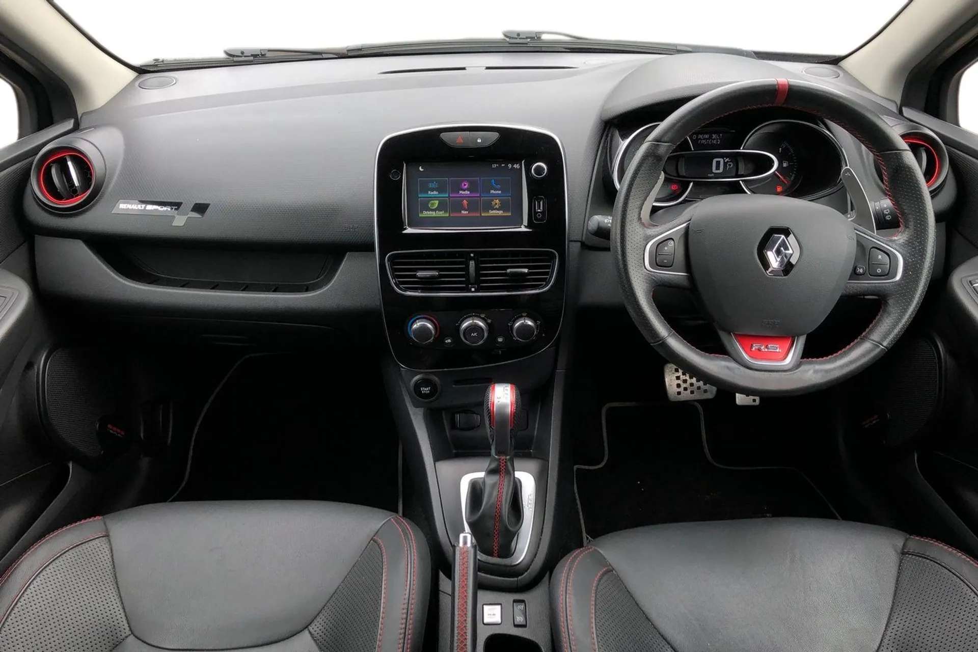 A 2017 RENAULT CLIO 1.6T 16V Renaultsport Nav 200 5dr Auto [ Passenger Height Adjustment Seat, 4x20W Arkamys radio with bluetooth handsfree and USB, LED Daytime Running L A 2017 RENAULT CLIO 1.6T 16V Renaultsport Nav 200 5dr Auto [ Passenger Height Adjustment Seat, 4x20W Arkamys radio with bluetooth handsfree and USB, LED Daytime Running L