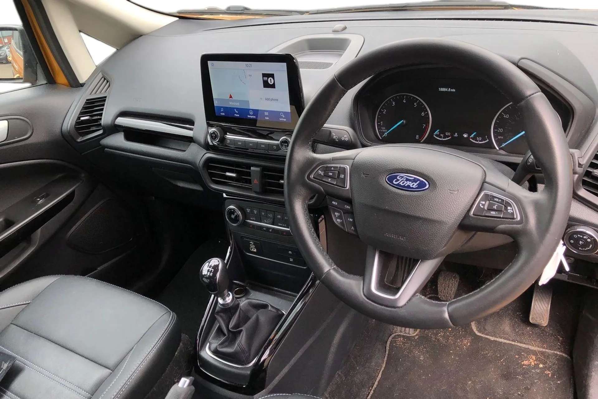 A 2023 FORD ECOSPORT 1.0 EcoBoost 125 Active 5dr [Traffic sign recognition, Electrically adjustable and heated door mirrors, Black body styling kit, e-Call (emergency call A 2023 FORD ECOSPORT 1.0 EcoBoost 125 Active 5dr [Traffic sign recognition, Electrically adjustable and heated door mirrors, Black body styling kit, e-Call (emergency call