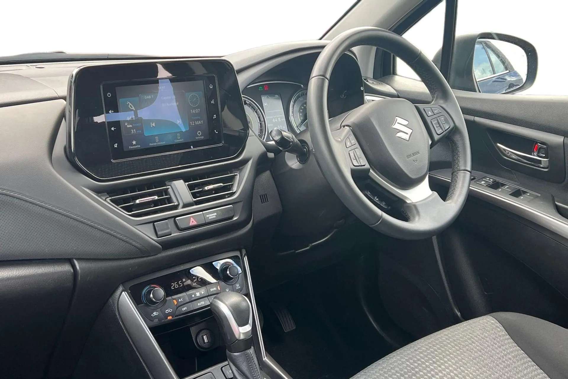 A 2023 SUZUKI S-CROSS 1.5 Hybrid Motion 5dr AGS [ 4.2" colour LCD information display, LED Daytime Running Lights, Front and rear parking sensors, Adaptive cruise control w A 2023 SUZUKI S-CROSS 1.5 Hybrid Motion 5dr AGS [ 4.2" colour LCD information display, LED Daytime Running Lights, Front and rear parking sensors, Adaptive cruise control w