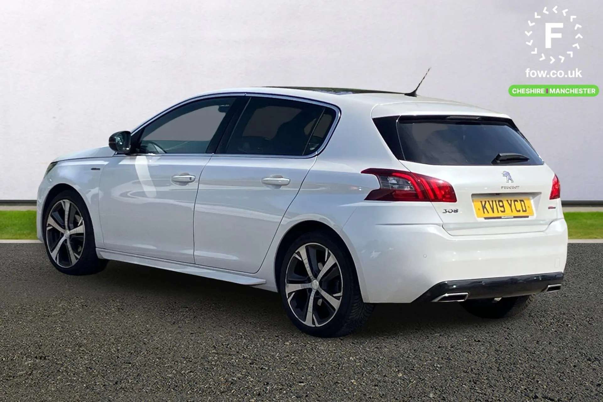 A 2019 PEUGEOT 308 1.2 PureTech 130 GT Line 5dr [ Panoramic fixed cielo glass roof with electric interior blind, Peugeot i-Cockpit with 10" head-up digital instrument pa A 2019 PEUGEOT 308 1.2 PureTech 130 GT Line 5dr [ Panoramic fixed cielo glass roof with electric interior blind, Peugeot i-Cockpit with 10" head-up digital instrument pa