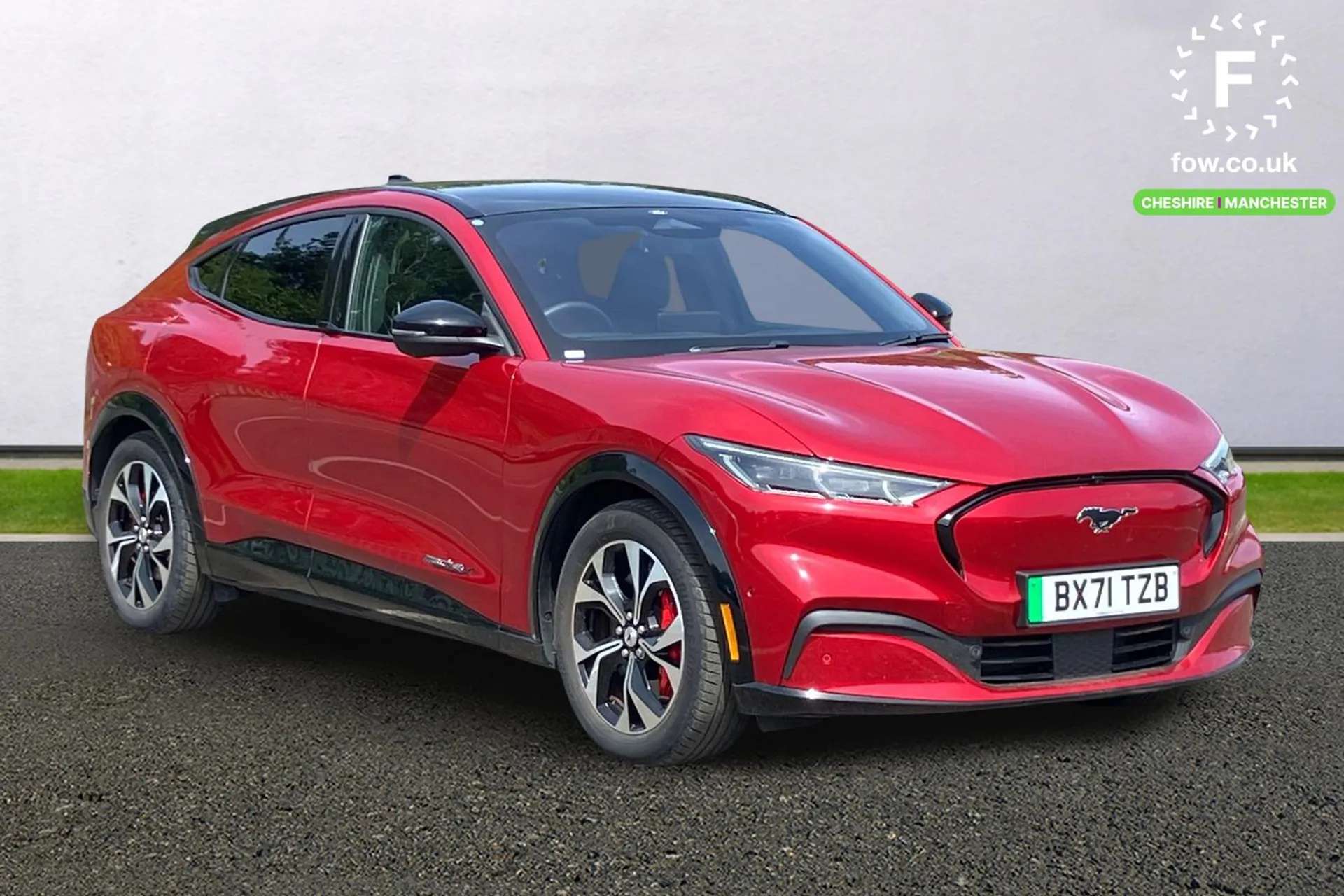 A 2021 FORD MUSTANG MACH-E 258kW Extended Range 88kWh AWD 5dr Auto [Front and rear parking sensors, Black power folding door mirrors with Mustang logo projection, Heated steerin A 2021 FORD MUSTANG MACH-E 258kW Extended Range 88kWh AWD 5dr Auto [Front and rear parking sensors, Black power folding door mirrors with Mustang logo projection, Heated steerin