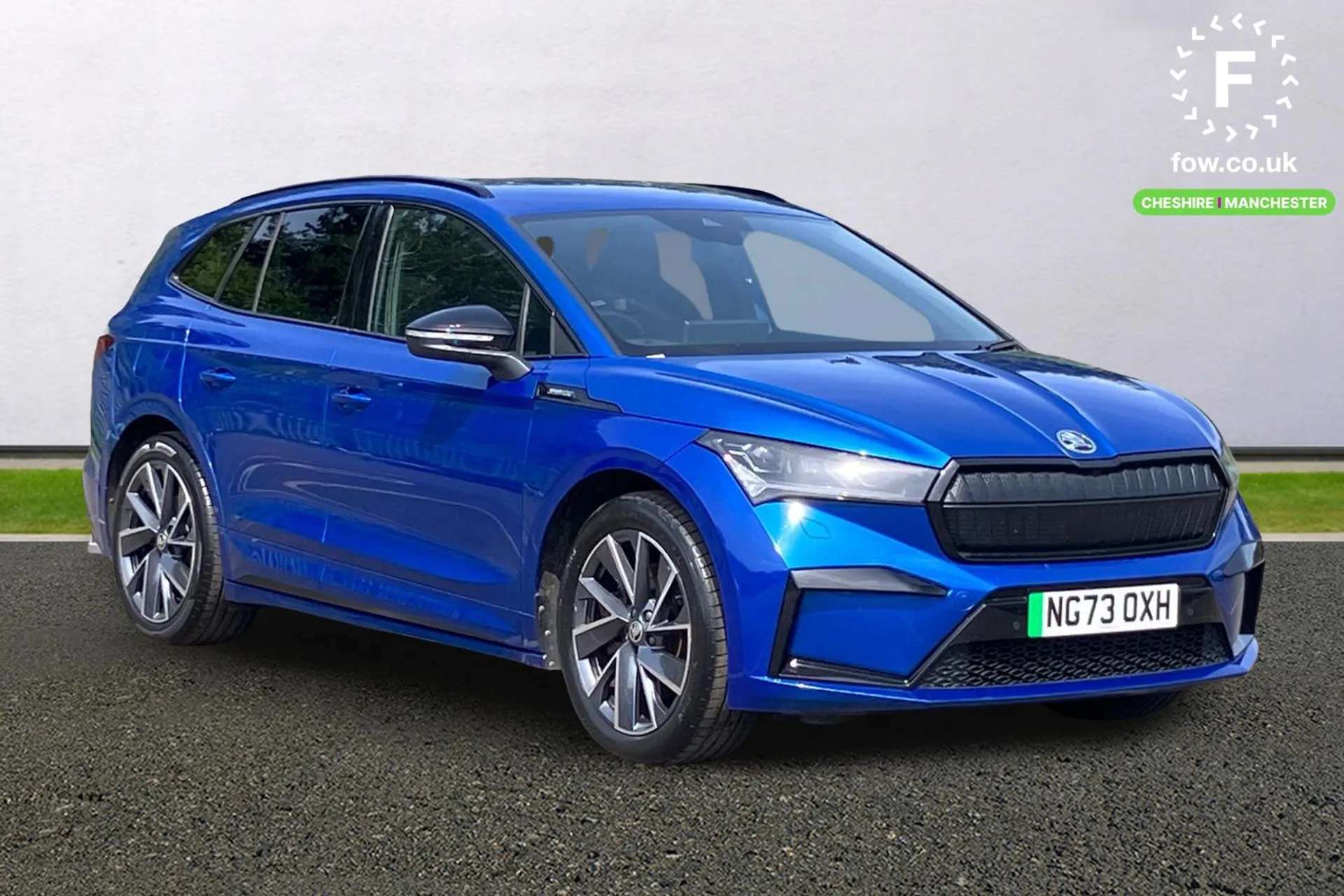 A 2024 SKODA ENYAQ 210kW 85 Sportline Plus 82kWh 5dr Auto [ Rear view camera , Digital cockpit , Wireless charging , Front and rear parking sensors , Tailgate unlocking A 2024 SKODA ENYAQ 210kW 85 Sportline Plus 82kWh 5dr Auto [ Rear view camera , Digital cockpit , Wireless charging , Front and rear parking sensors , Tailgate unlocking