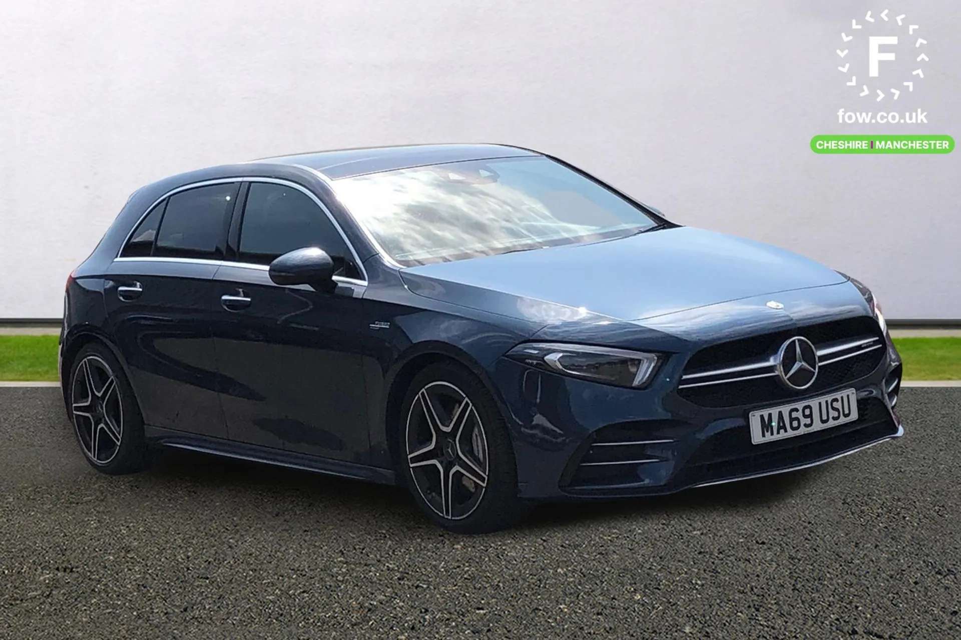 A 2019 MERCEDES-BENZ A CLASS A35 4Matic Premium Plus 5dr Auto [Panoramic sliding sunroof, AMG Advanced navigation package, Advanced Smartphone package, LED with adaptive highbeam A 2019 MERCEDES-BENZ A CLASS A35 4Matic Premium Plus 5dr Auto [Panoramic sliding sunroof, AMG Advanced navigation package, Advanced Smartphone package, LED with adaptive highbeam