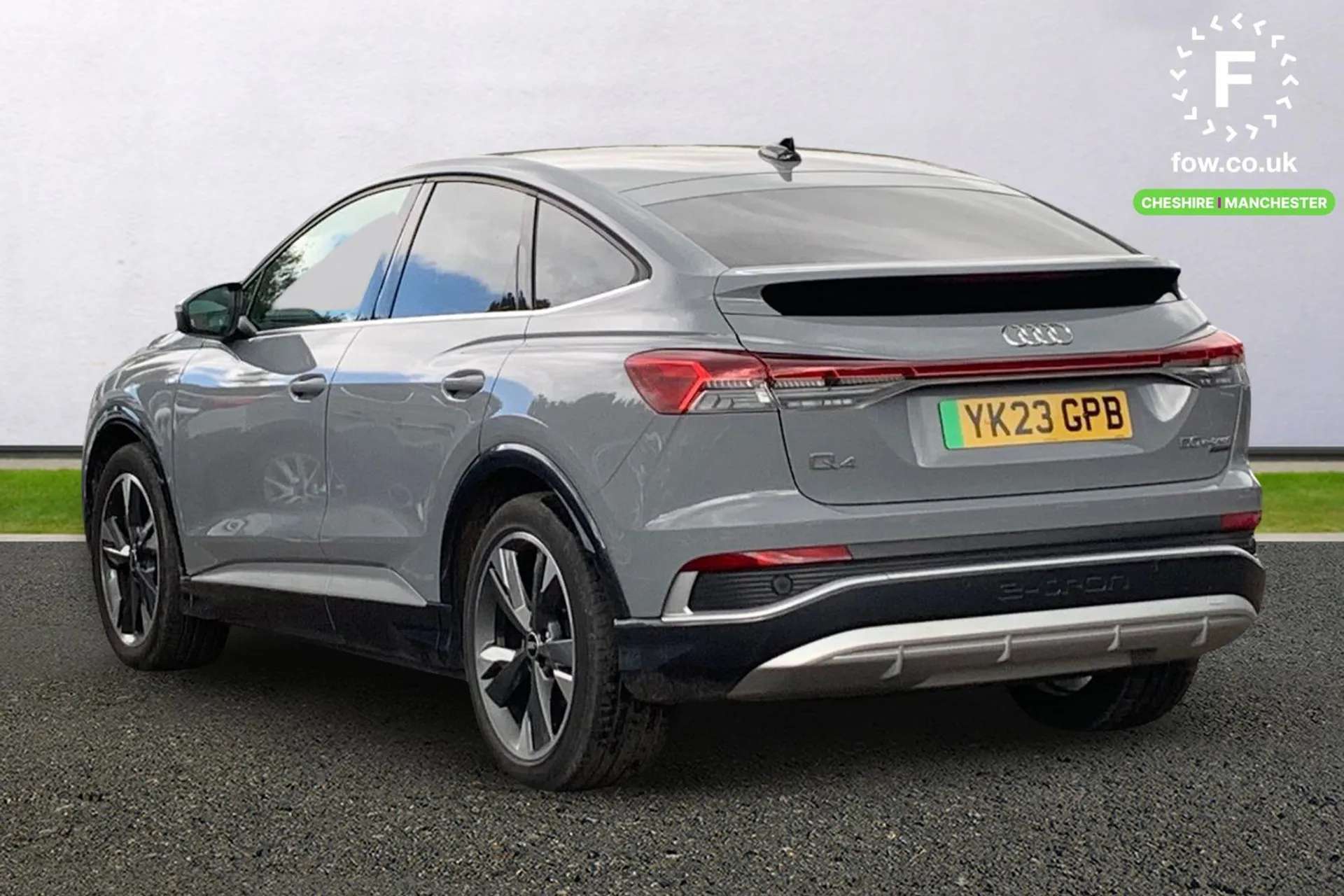 A 2023 AUDI Q4 220kW 50 Quattro 82kWh S Line 5dr Auto [ Audi Virtual Cockpit - 10.25" display , Power operated tailgate , Camera based traffic sign recognition , Non A 2023 AUDI Q4 220kW 50 Quattro 82kWh S Line 5dr Auto [ Audi Virtual Cockpit - 10.25" display , Power operated tailgate , Camera based traffic sign recognition , Non