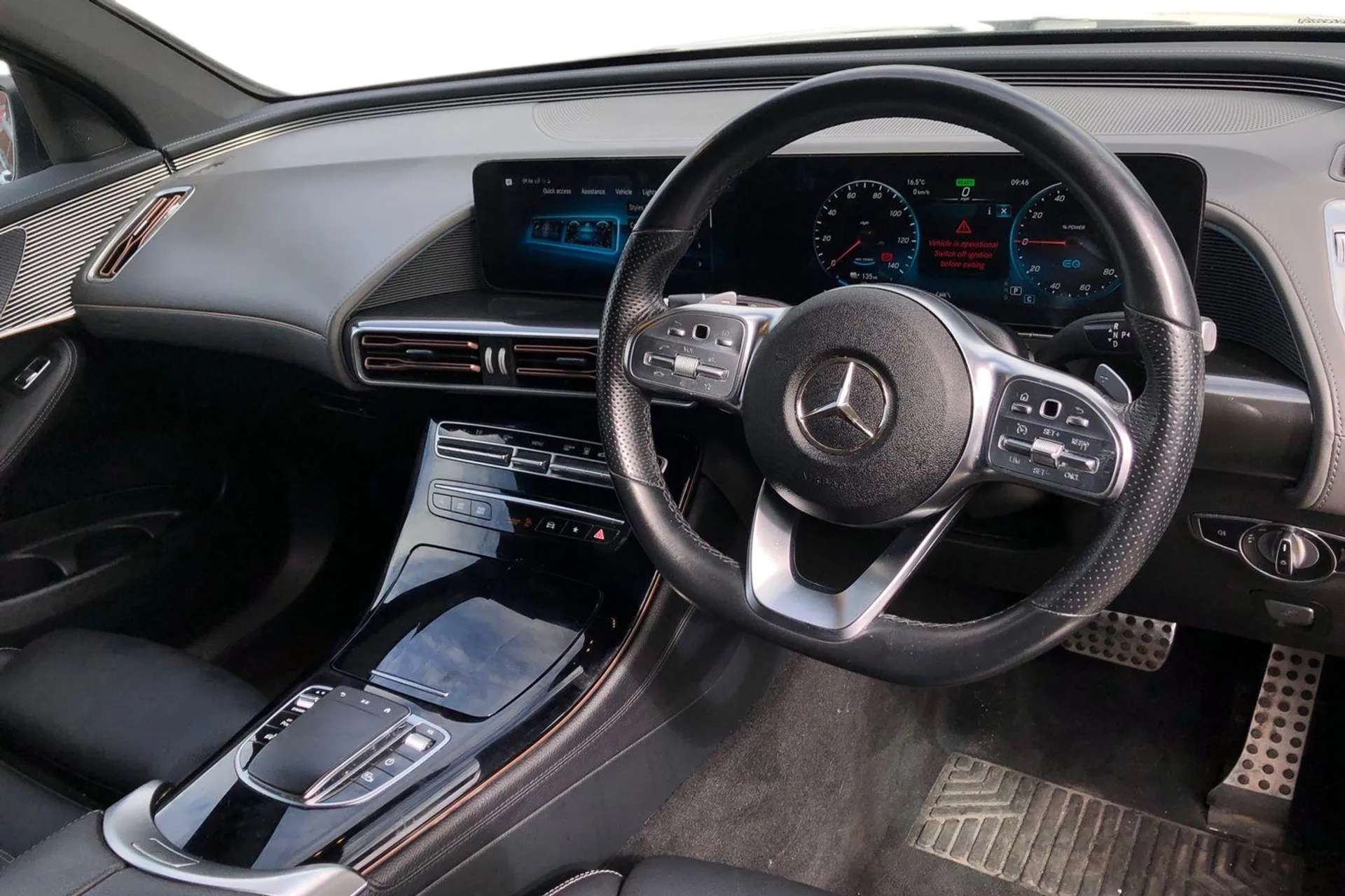 A 2020 MERCEDES-BENZ EQC EQC 400 300kW AMG Line 80kWh 5dr Auto [ Easy-pack tailgate , Heated front seats , Seat comfort pack , Parking package with active park assist with rev A 2020 MERCEDES-BENZ EQC EQC 400 300kW AMG Line 80kWh 5dr Auto [ Easy-pack tailgate , Heated front seats , Seat comfort pack , Parking package with active park assist with rev