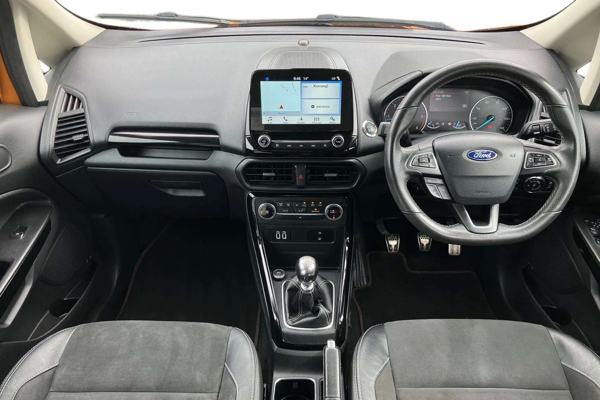 A 2018 FORD ECOSPORT 1.5 EcoBlue 125 ST-Line 5dr AWD [ Electronic Stability Programme with hill launch assist, Steering wheel mounted audio controls, Auto dimming rear vie A 2018 FORD ECOSPORT 1.5 EcoBlue 125 ST-Line 5dr AWD [ Electronic Stability Programme with hill launch assist, Steering wheel mounted audio controls, Auto dimming rear vie