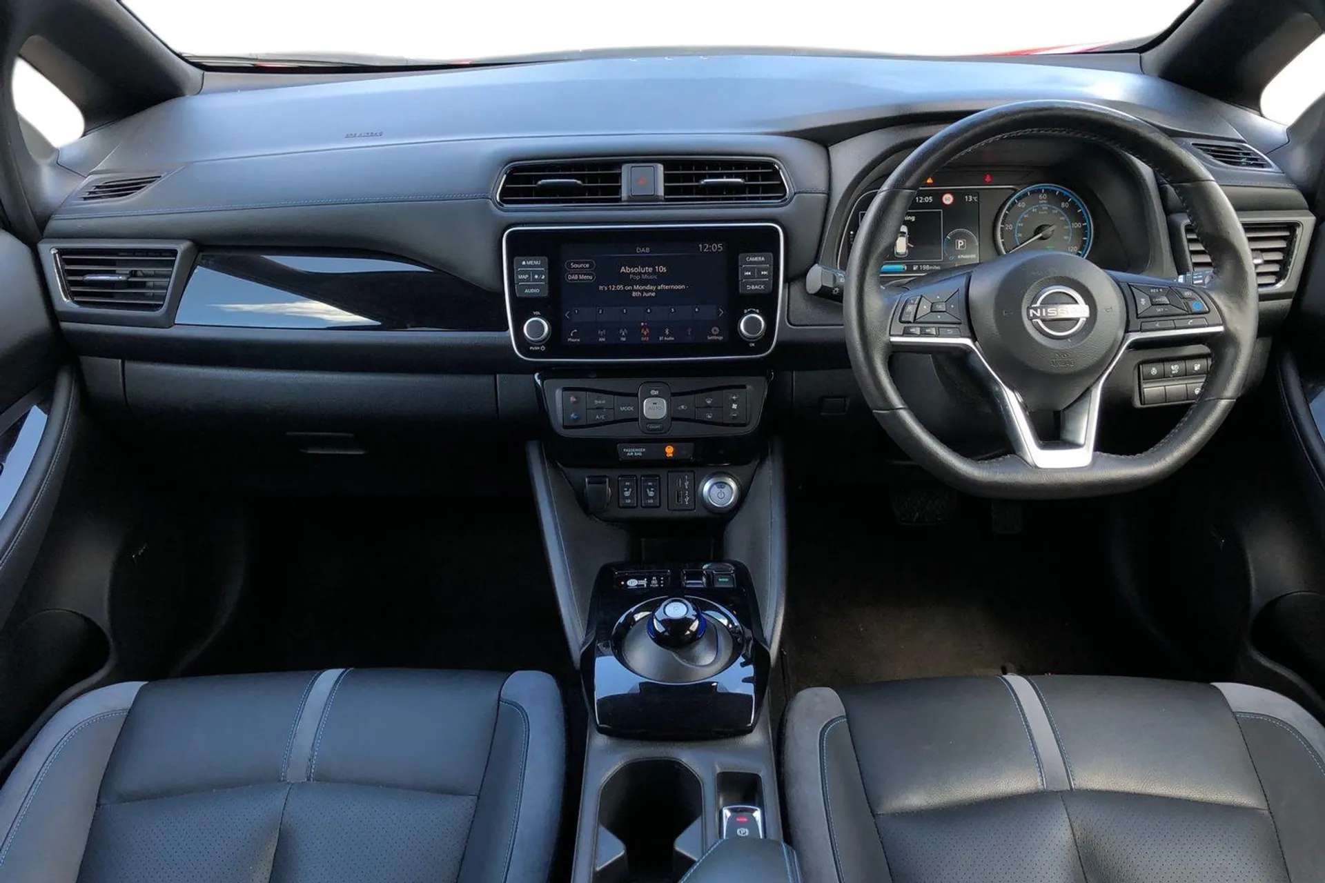 A 2023 NISSAN LEAF 160kW e+ Tekna 59kWh 5dr Auto [ Front and rear parking sensors , Rear cross traffic alert , Intelligent around view monitor , 360 degree colour camera A 2023 NISSAN LEAF 160kW e+ Tekna 59kWh 5dr Auto [ Front and rear parking sensors , Rear cross traffic alert , Intelligent around view monitor , 360 degree colour camera