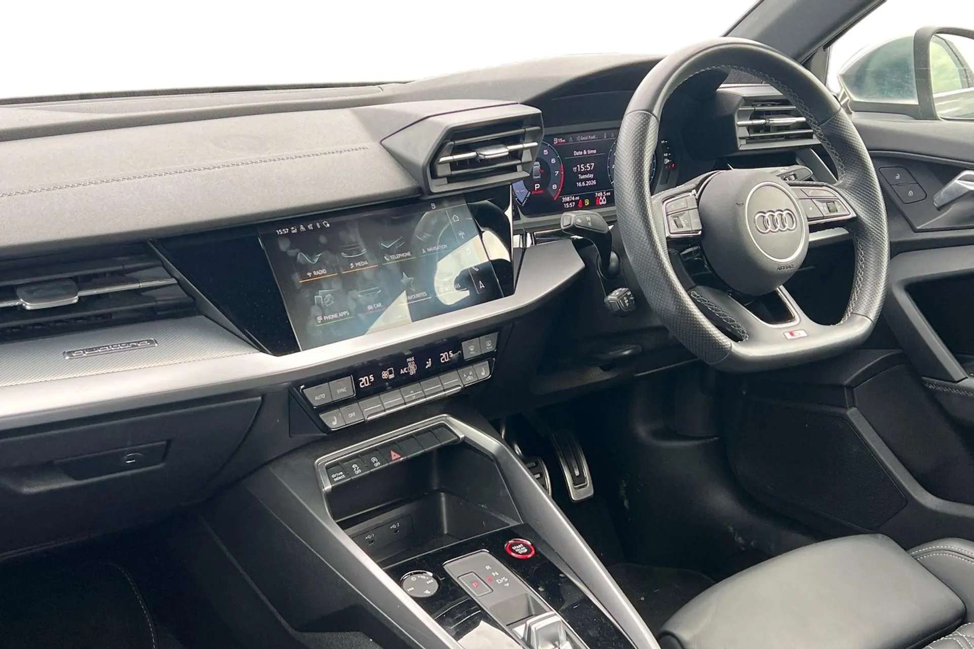 A 2023 AUDI A3 S3 TFSI Quattro 4dr S Tronic [Heated Seats, Privacy Glass, Front & Rear Parking Sensors A 2023 AUDI A3 S3 TFSI Quattro 4dr S Tronic [Heated Seats, Privacy Glass, Front & Rear Parking Sensors
