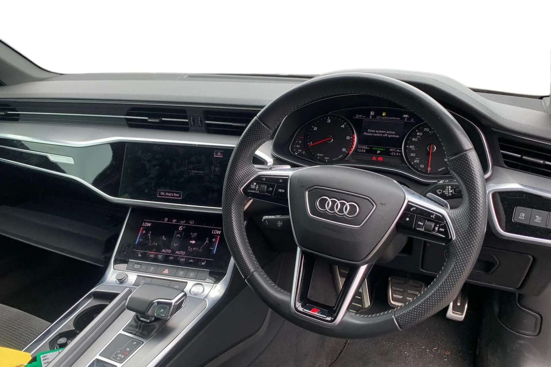 A 2019 AUDI A6 40 TDI S Line 4dr S Tronic [LED Interior Ambient Lighting Pack, Automatic start/stop system with coasting functionality, Heat insulating darkened glas A 2019 AUDI A6 40 TDI S Line 4dr S Tronic [LED Interior Ambient Lighting Pack, Automatic start/stop system with coasting functionality, Heat insulating darkened glas