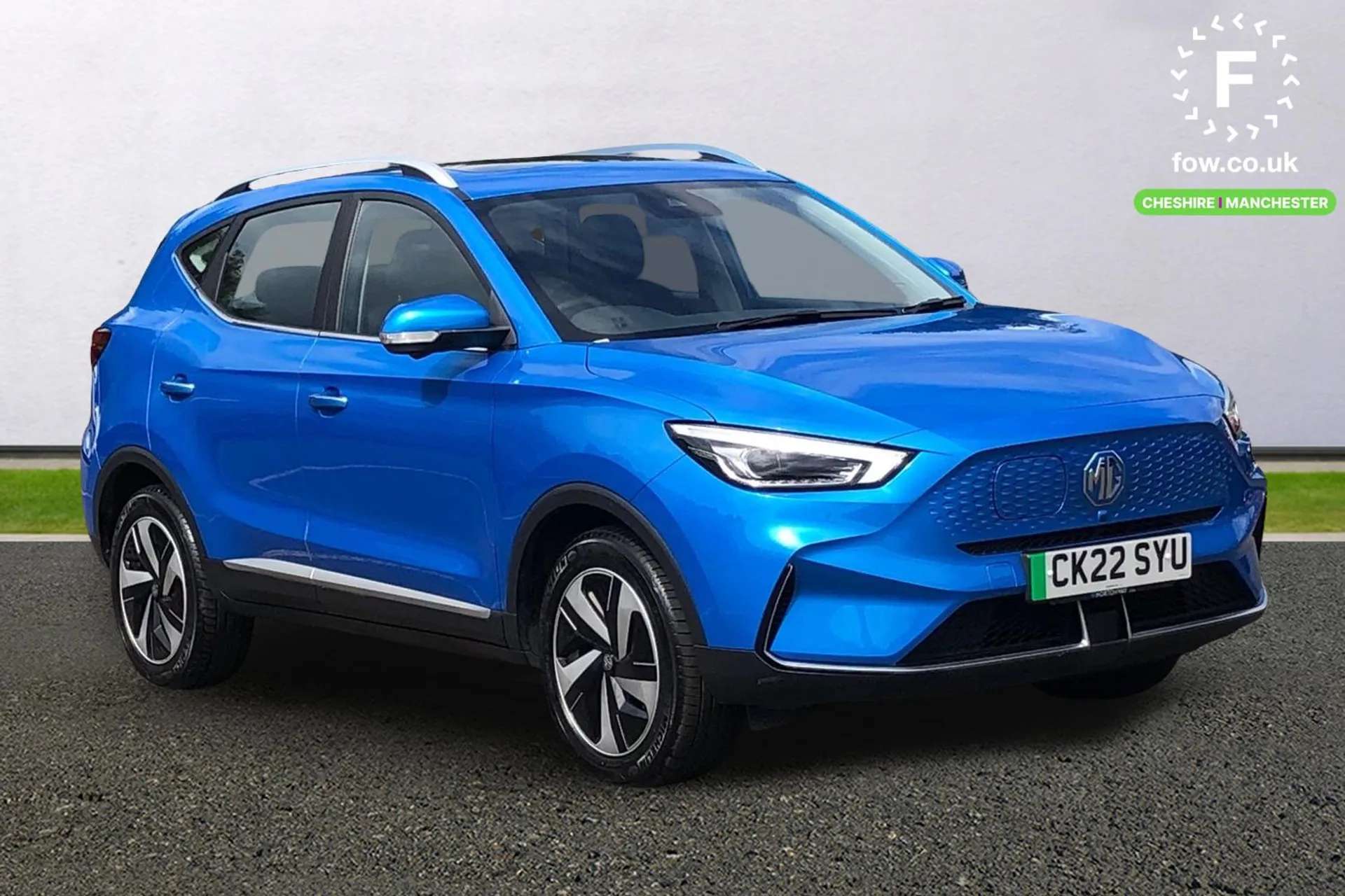 A 2022 MG MOTOR UK ZS 130kW Trophy EV 51kWh 5dr Auto [Body colour electric adjustable folding heated door mirrors, 3 Regenerative braking modes (1, 2, 3), Rear cross traffi A 2022 MG MOTOR UK ZS 130kW Trophy EV 51kWh 5dr Auto [Body colour electric adjustable folding heated door mirrors, 3 Regenerative braking modes (1, 2, 3), Rear cross traffi