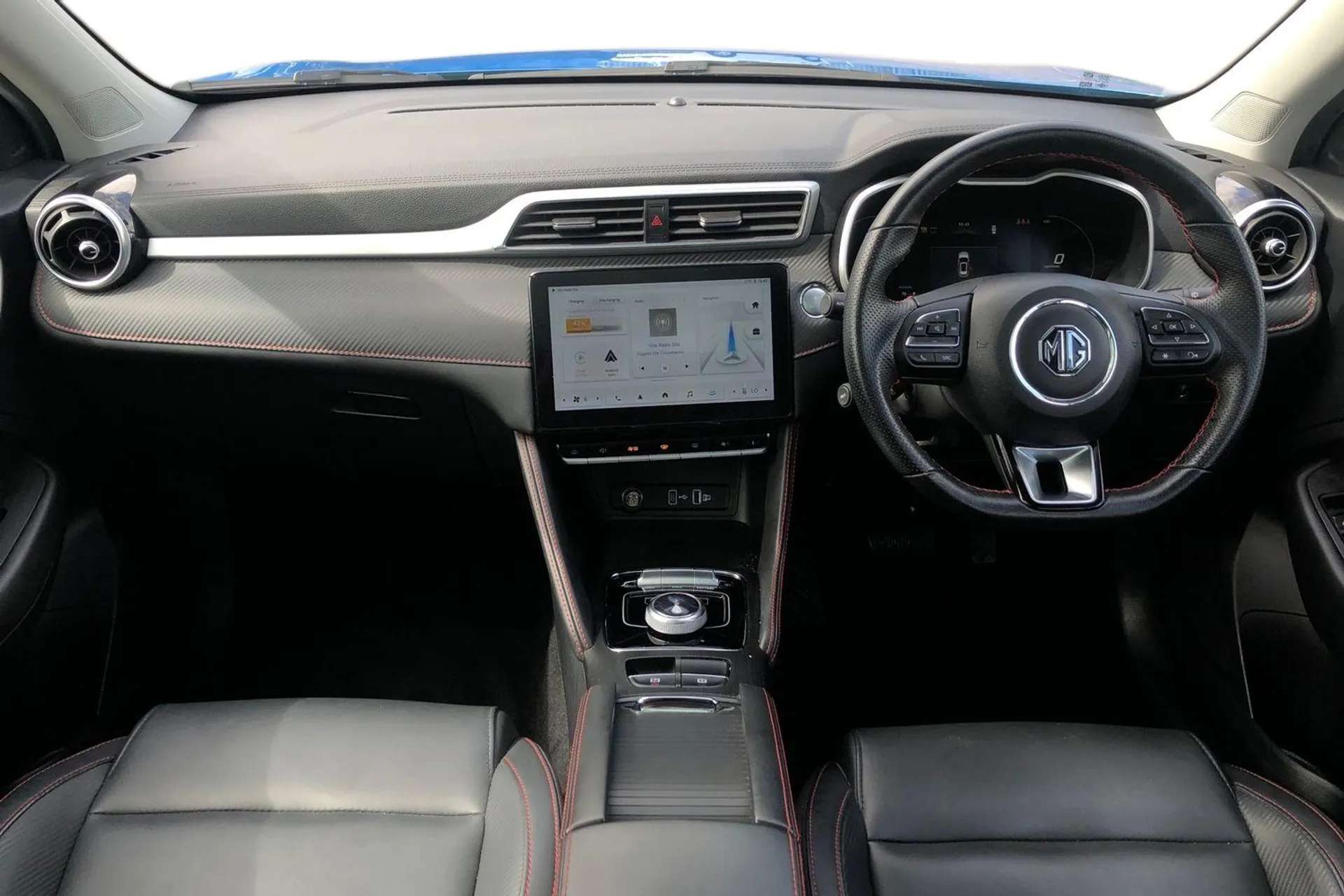 A 2022 MG MOTOR UK ZS 130kW Trophy EV 51kWh 5dr Auto [Body colour electric adjustable folding heated door mirrors, 3 Regenerative braking modes (1, 2, 3), Rear cross traffi A 2022 MG MOTOR UK ZS 130kW Trophy EV 51kWh 5dr Auto [Body colour electric adjustable folding heated door mirrors, 3 Regenerative braking modes (1, 2, 3), Rear cross traffi