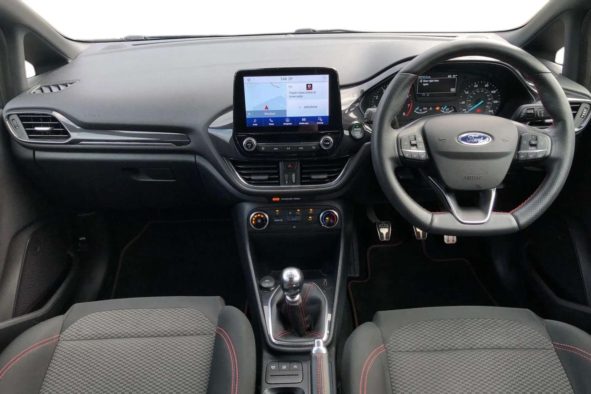 A 2020 FORD FIESTA 1.0 EcoBoost 125 ST-Line Edition 5dr [Body coloured electrically operated and heated door mirrors, Bluetooth system, 17" 5 spoke alloy wheels with roc A 2020 FORD FIESTA 1.0 EcoBoost 125 ST-Line Edition 5dr [Body coloured electrically operated and heated door mirrors, Bluetooth system, 17" 5 spoke alloy wheels with roc