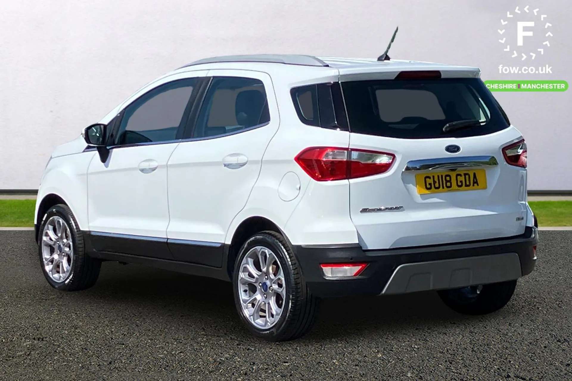 A 2018 FORD ECOSPORT 1.0 EcoBoost 125 Titanium 5dr ['Quickclear' heated windscreen/heated washer jets, Front grille with chrome trim surround, Electric heated door mirrors A 2018 FORD ECOSPORT 1.0 EcoBoost 125 Titanium 5dr ['Quickclear' heated windscreen/heated washer jets, Front grille with chrome trim surround, Electric heated door mirrors