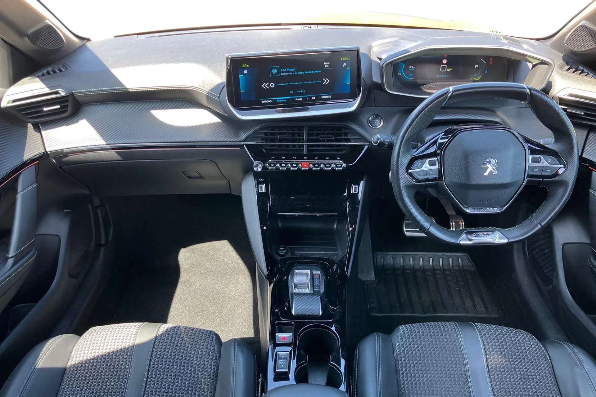 A 2022 PEUGEOT 208 100kW GT 50kWh 5dr Auto [ Smart phone docking station , Visio park assist 180 with colour reversing camera + front and rear parking sensor , 17" Shaw A 2022 PEUGEOT 208 100kW GT 50kWh 5dr Auto [ Smart phone docking station , Visio park assist 180 with colour reversing camera + front and rear parking sensor , 17" Shaw