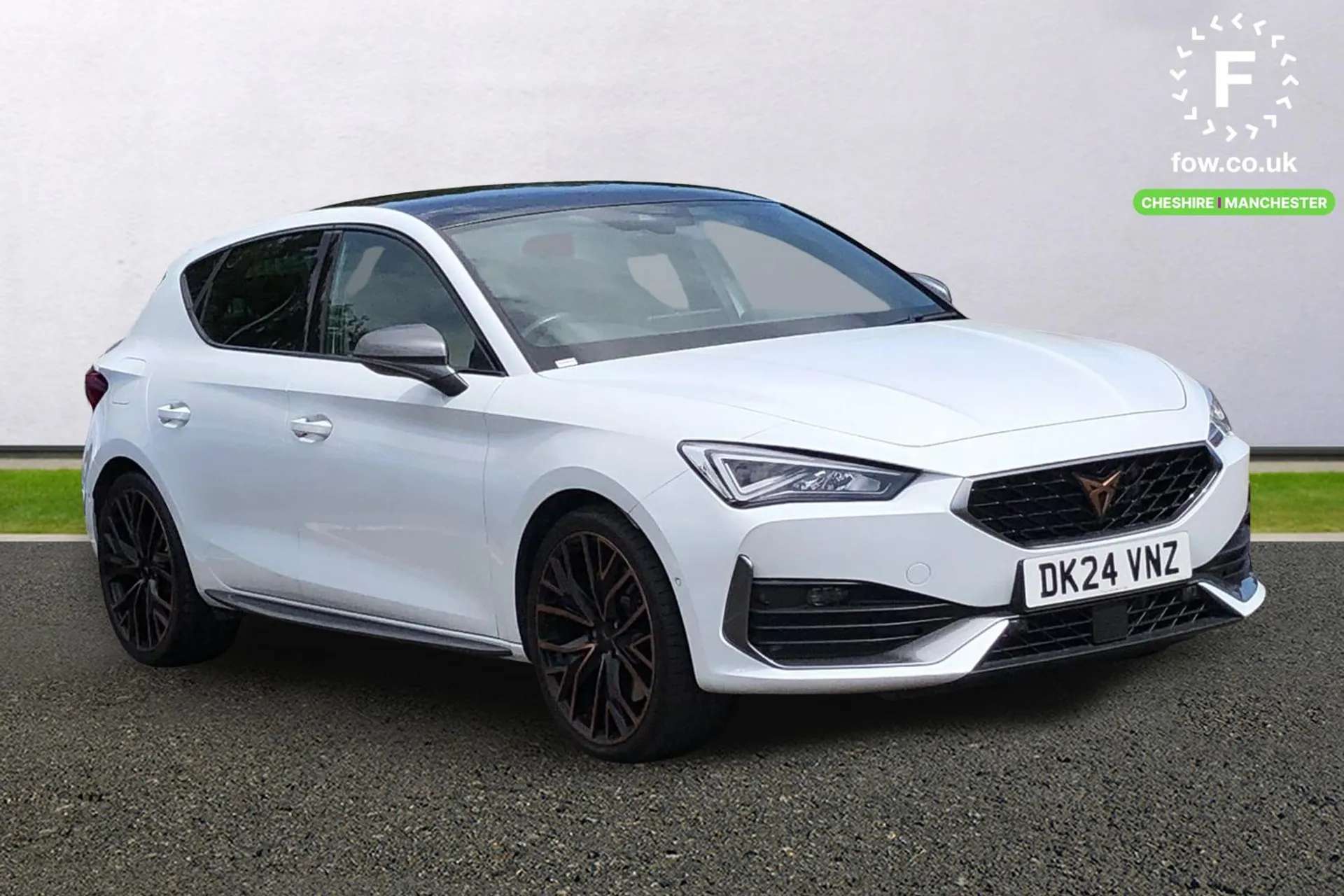 A 2024 CUPRA LEON 1.4 eHybrid VZ2 Design Edition 5dr DSG [19" Performance satin black and copper alloy wheelsWireless phone charger,Park assist (inc front/rear parking A 2024 CUPRA LEON 1.4 eHybrid VZ2 Design Edition 5dr DSG [19" Performance satin black and copper alloy wheelsWireless phone charger,Park assist (inc front/rear parking