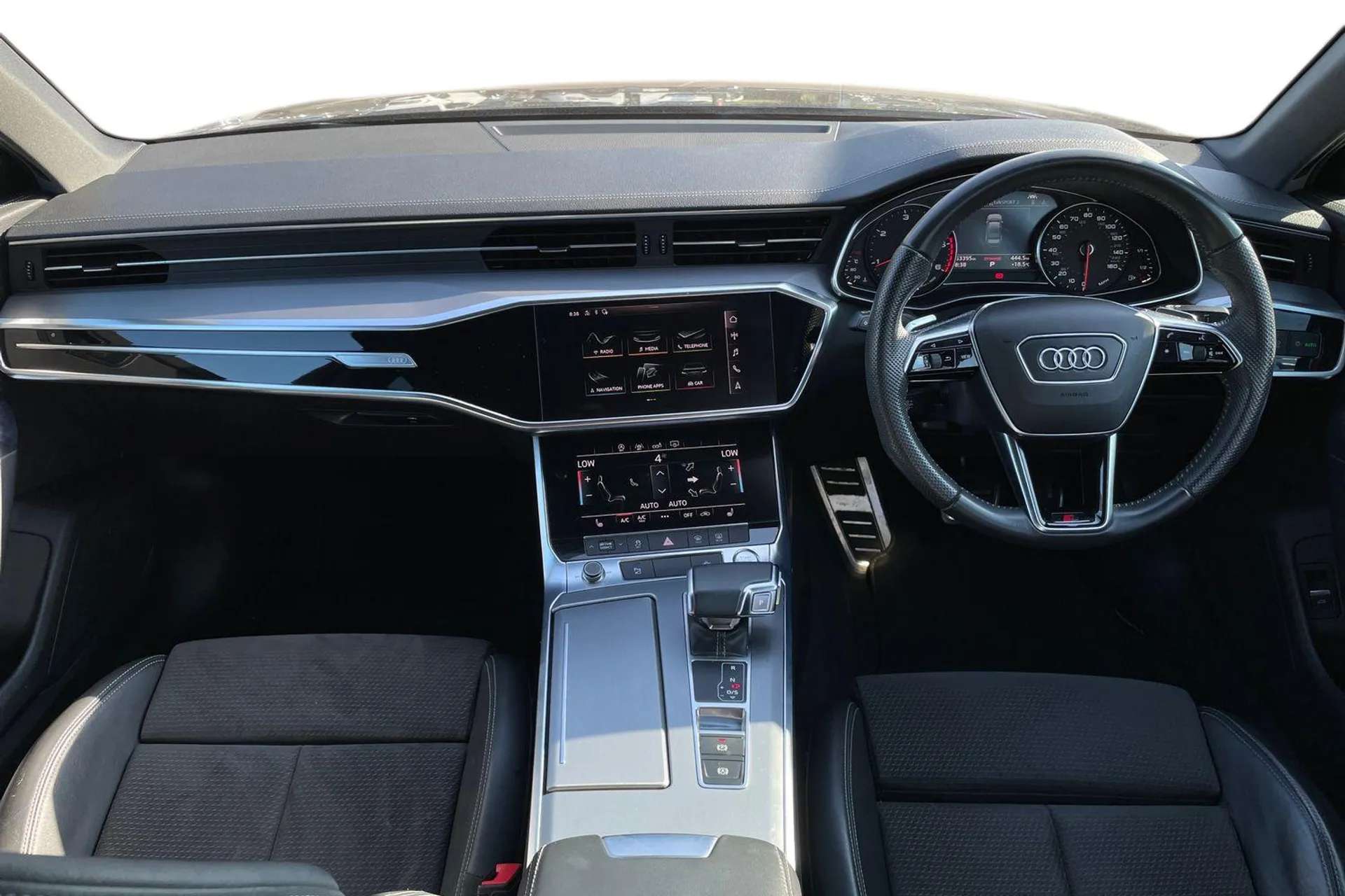 A 2019 AUDI A6 40 TDI S Line 4dr S Tronic [LED Interior Ambient Lighting Pack, Automatic start/stop system with coasting functionality, Heat insulating darkened glas A 2019 AUDI A6 40 TDI S Line 4dr S Tronic [LED Interior Ambient Lighting Pack, Automatic start/stop system with coasting functionality, Heat insulating darkened glas