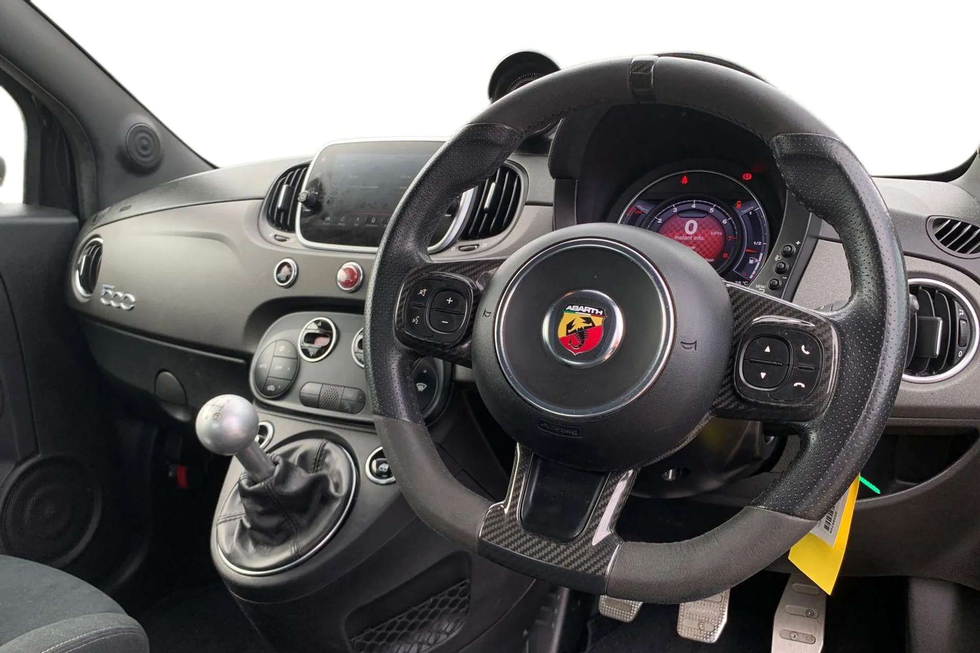 A 2017 ABARTH 595 1.4 T-Jet 180 Competizione 3dr [ Multifunction leather steering wheel with carbon trim, LED daytime running lights, 7in Touchscreen Radio with NAV - B A 2017 ABARTH 595 1.4 T-Jet 180 Competizione 3dr [ Multifunction leather steering wheel with carbon trim, LED daytime running lights, 7in Touchscreen Radio with NAV - B