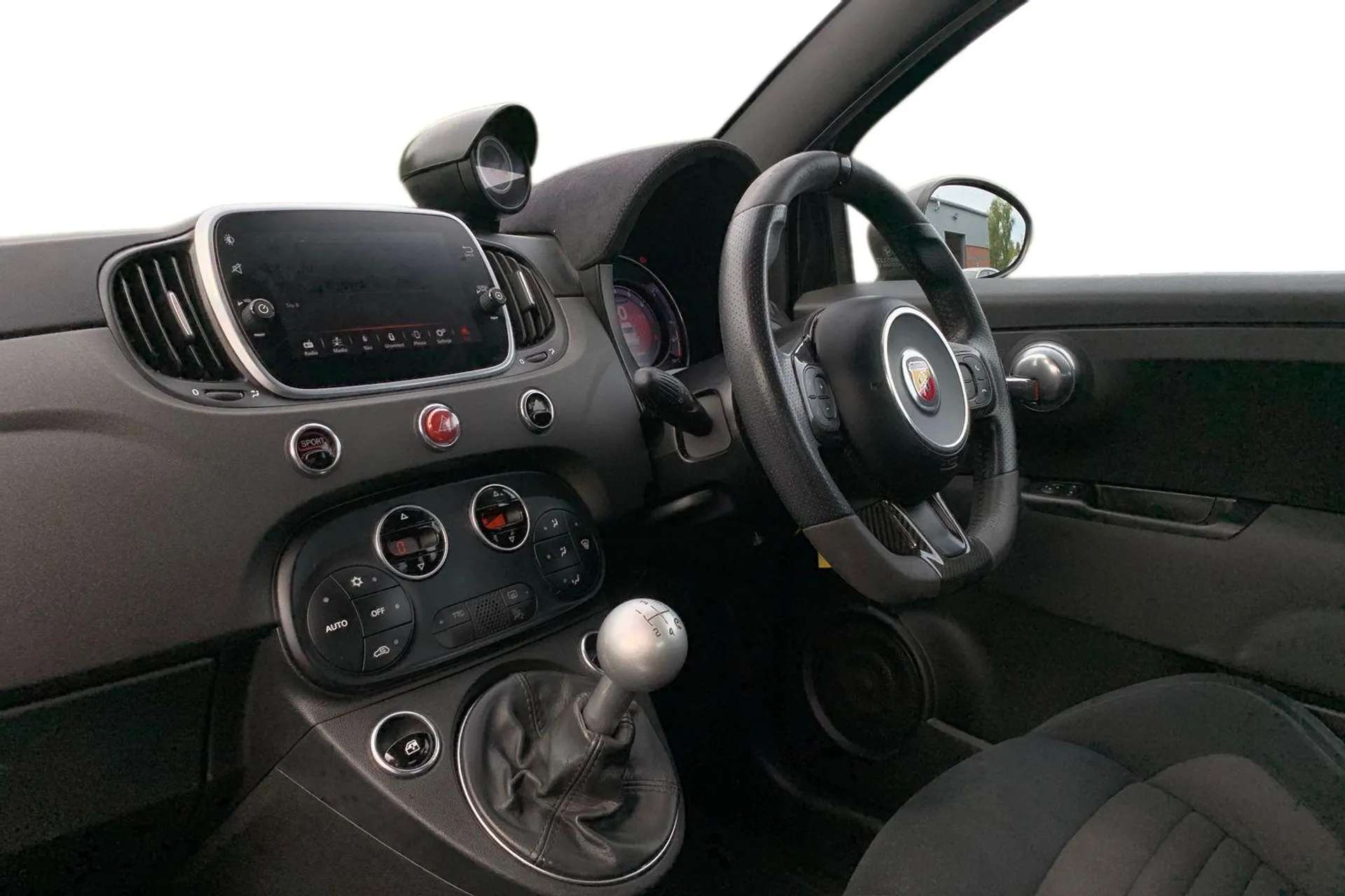 A 2017 ABARTH 595 1.4 T-Jet 180 Competizione 3dr [ Multifunction leather steering wheel with carbon trim, LED daytime running lights, 7in Touchscreen Radio with NAV - B A 2017 ABARTH 595 1.4 T-Jet 180 Competizione 3dr [ Multifunction leather steering wheel with carbon trim, LED daytime running lights, 7in Touchscreen Radio with NAV - B