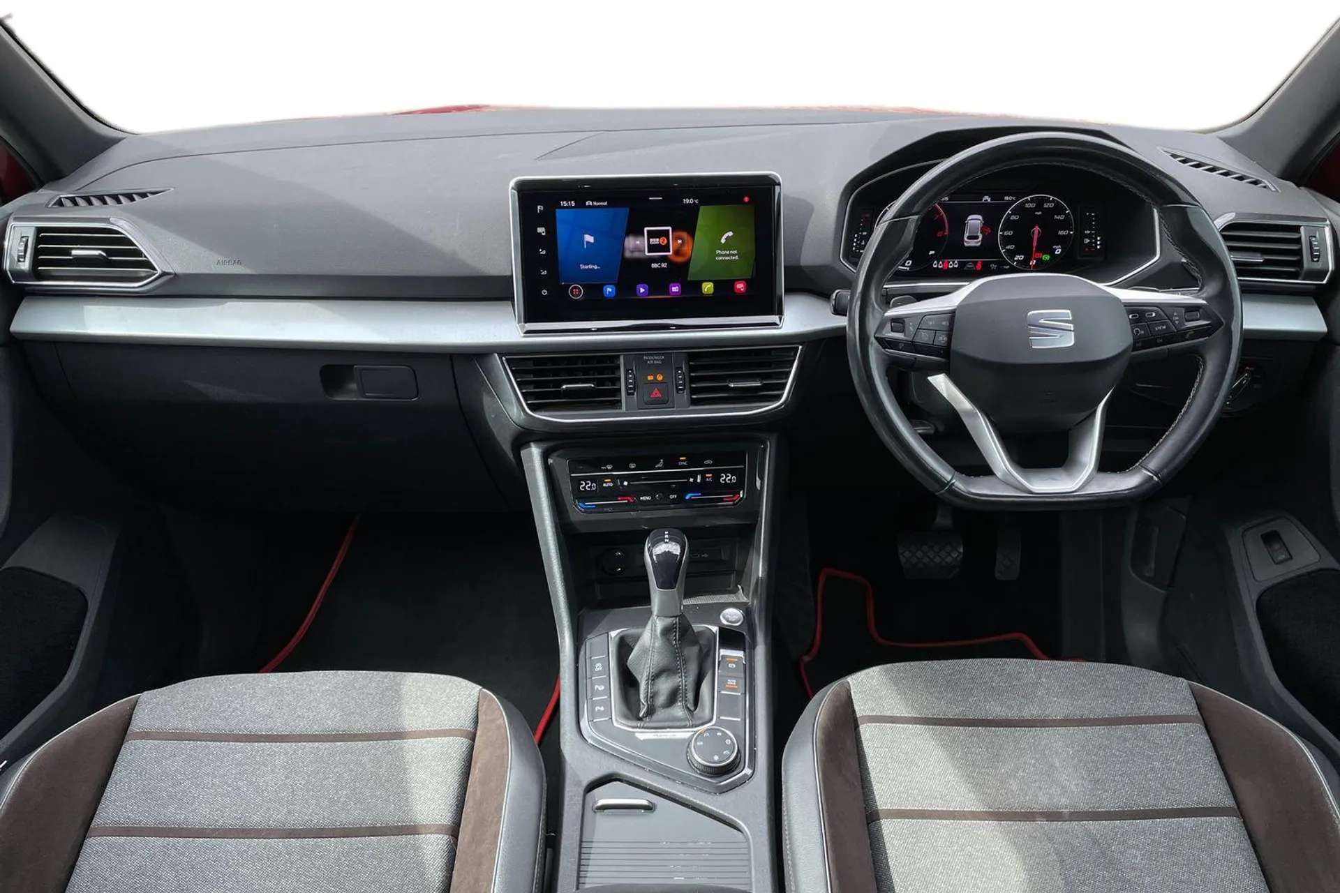 A 2021 SEAT TARRACO 2.0 EcoTSI 245 Xcellence 5dr DSG 4Drive [Self parking functionality (includes front and rear parking sensors), Front assist city emergency braking and A 2021 SEAT TARRACO 2.0 EcoTSI 245 Xcellence 5dr DSG 4Drive [Self parking functionality (includes front and rear parking sensors), Front assist city emergency braking and