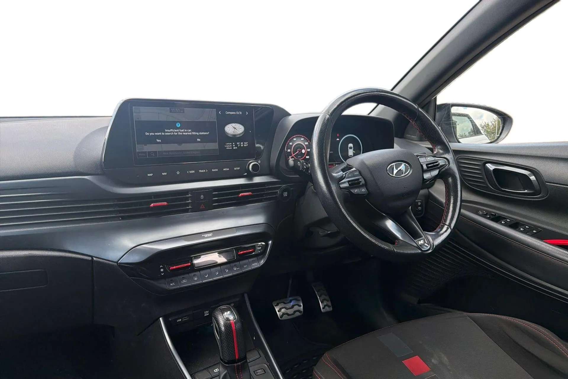 A 2023 HYUNDAI I20 1.0T GDi 48V MHD 120 N Line 5dr DCT [Forward collision assist with pedestrian monitoring and cycle detection, Forward collision assist with pedestrian A 2023 HYUNDAI I20 1.0T GDi 48V MHD 120 N Line 5dr DCT [Forward collision assist with pedestrian monitoring and cycle detection, Forward collision assist with pedestrian
