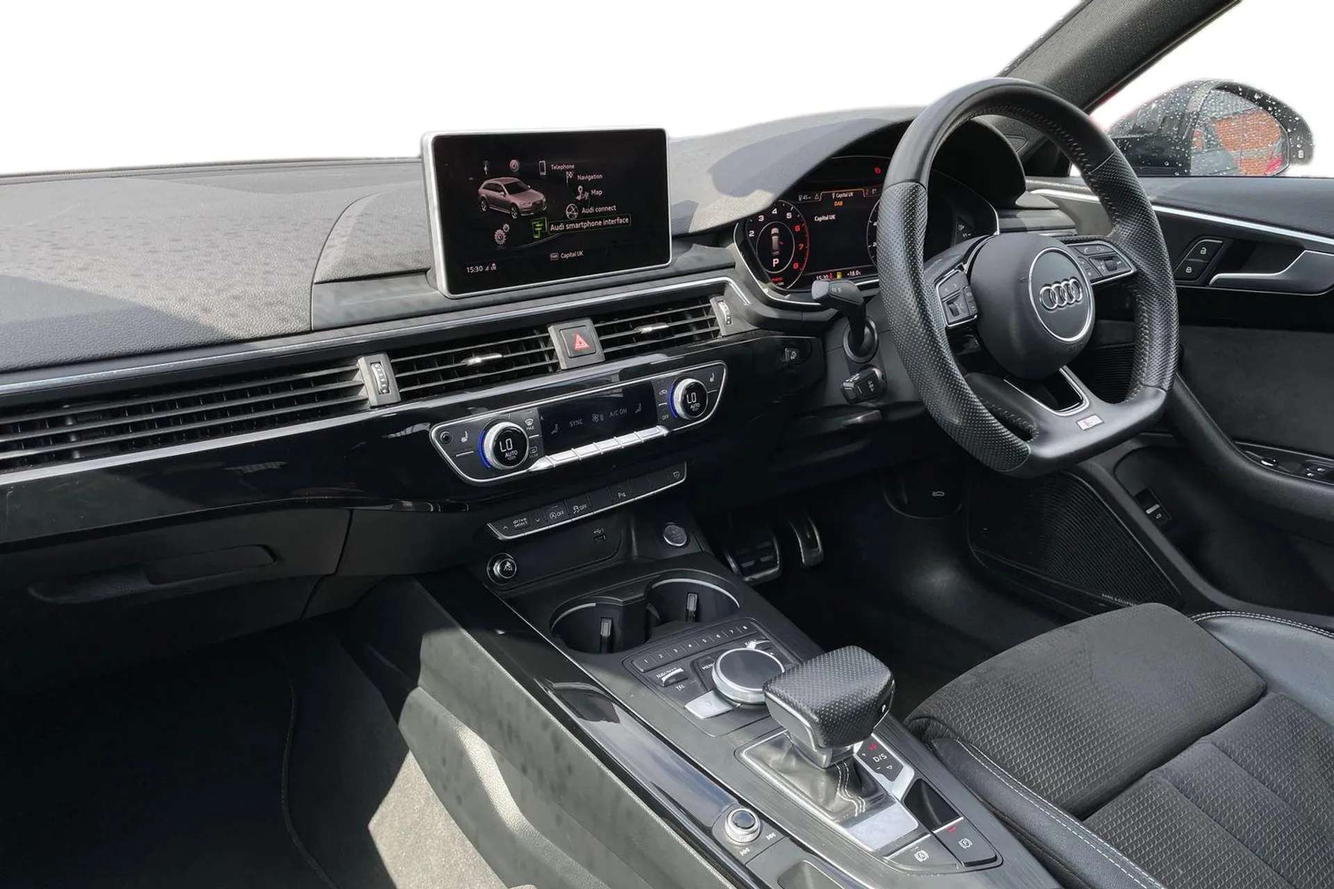 A 2019 AUDI A4 35 TFSI Black Edition 5dr S Tronic [ Audi parking system plus with front and rear sensors, 7" Colour driver information system, S line exterior stylin A 2019 AUDI A4 35 TFSI Black Edition 5dr S Tronic [ Audi parking system plus with front and rear sensors, 7" Colour driver information system, S line exterior stylin