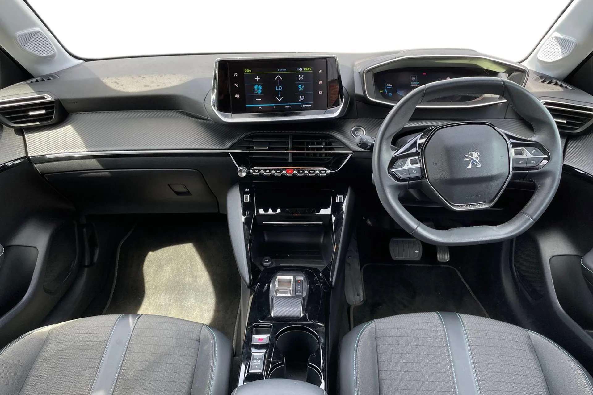 A 2022 PEUGEOT 208 100kW Allure Premium 50kWh 5dr Auto [PEUGEOT i-Cockpit with compact steering wheel, Leather steering wheel, Electrically adjustable, heated and power A 2022 PEUGEOT 208 100kW Allure Premium 50kWh 5dr Auto [PEUGEOT i-Cockpit with compact steering wheel, Leather steering wheel, Electrically adjustable, heated and power