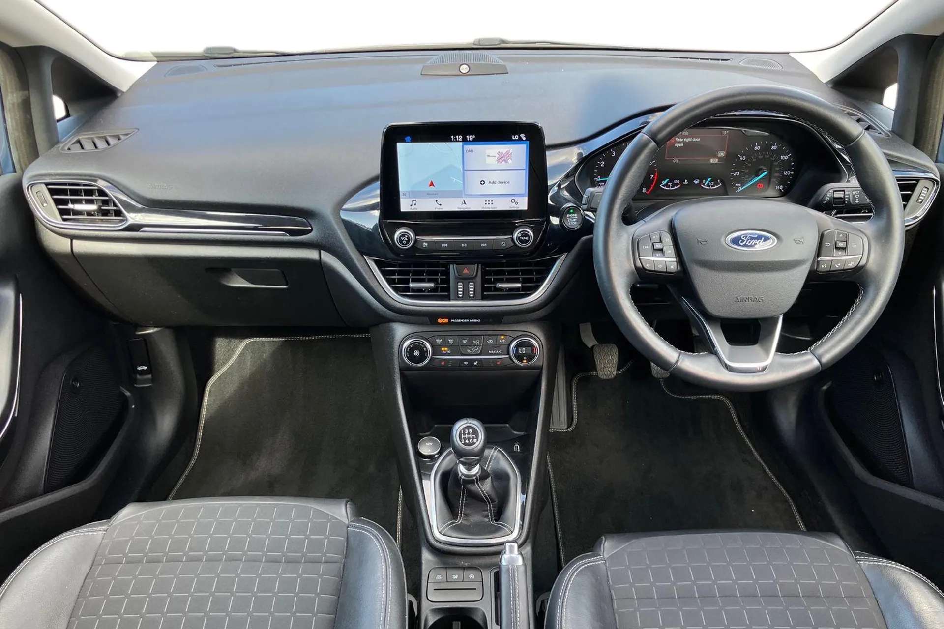 A 2019 FORD FIESTA 1.0 EcoBoost 125 Titanium X 5dr [Heated steering wheel, Electronic stability control with hill start assist, Body colour electric adjustable heated do A 2019 FORD FIESTA 1.0 EcoBoost 125 Titanium X 5dr [Heated steering wheel, Electronic stability control with hill start assist, Body colour electric adjustable heated do