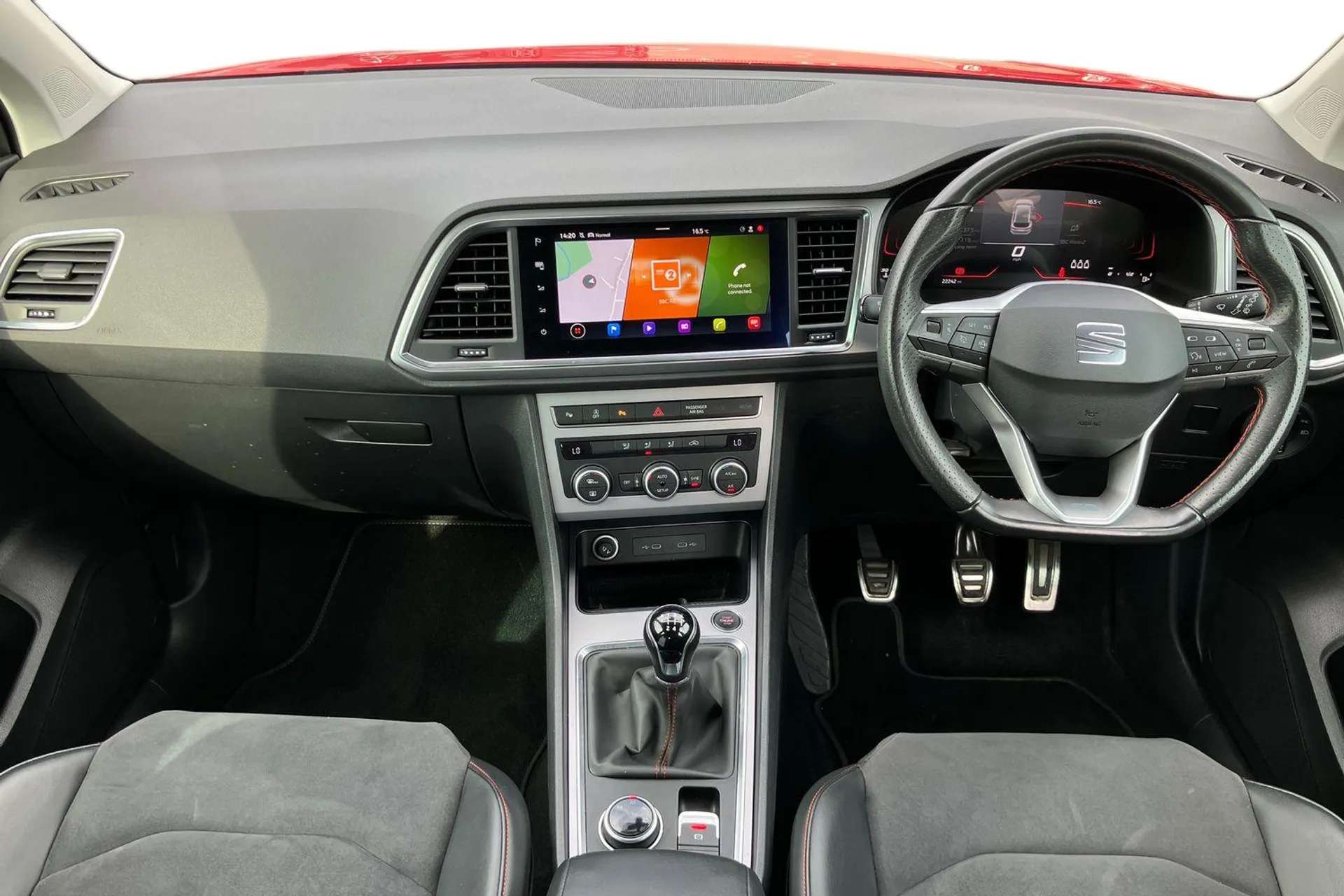 A 2023 SEAT ATECA 1.5 TSI EVO FR 5dr [Cruise control, Self parking functionality (includes front and rear parking sensors), Full LED headlamps with lens and LED front f A 2023 SEAT ATECA 1.5 TSI EVO FR 5dr [Cruise control, Self parking functionality (includes front and rear parking sensors), Full LED headlamps with lens and LED front f