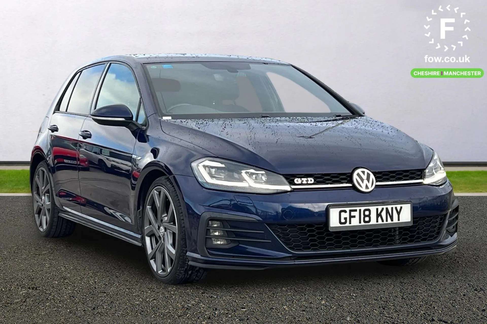 A 2018 VOLKSWAGEN GOLF 2.0 TDI 184 GTD 5dr DSG [ Ultrasonic front and rear optical and audible parking sensors , Bluetooth hands free telephone connection , Ambient lighting A 2018 VOLKSWAGEN GOLF 2.0 TDI 184 GTD 5dr DSG [ Ultrasonic front and rear optical and audible parking sensors , Bluetooth hands free telephone connection , Ambient lighting