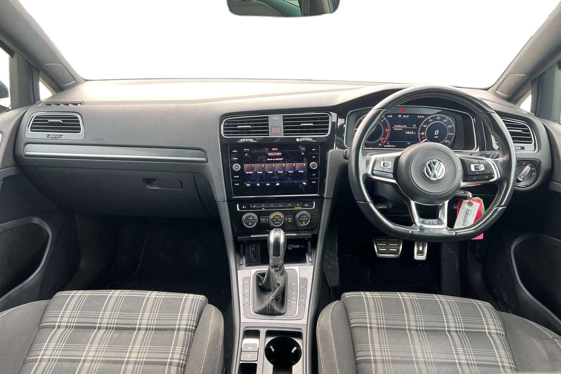 A 2018 VOLKSWAGEN GOLF 2.0 TDI 184 GTD 5dr DSG [ Ultrasonic front and rear optical and audible parking sensors , Bluetooth hands free telephone connection , Ambient lighting A 2018 VOLKSWAGEN GOLF 2.0 TDI 184 GTD 5dr DSG [ Ultrasonic front and rear optical and audible parking sensors , Bluetooth hands free telephone connection , Ambient lighting