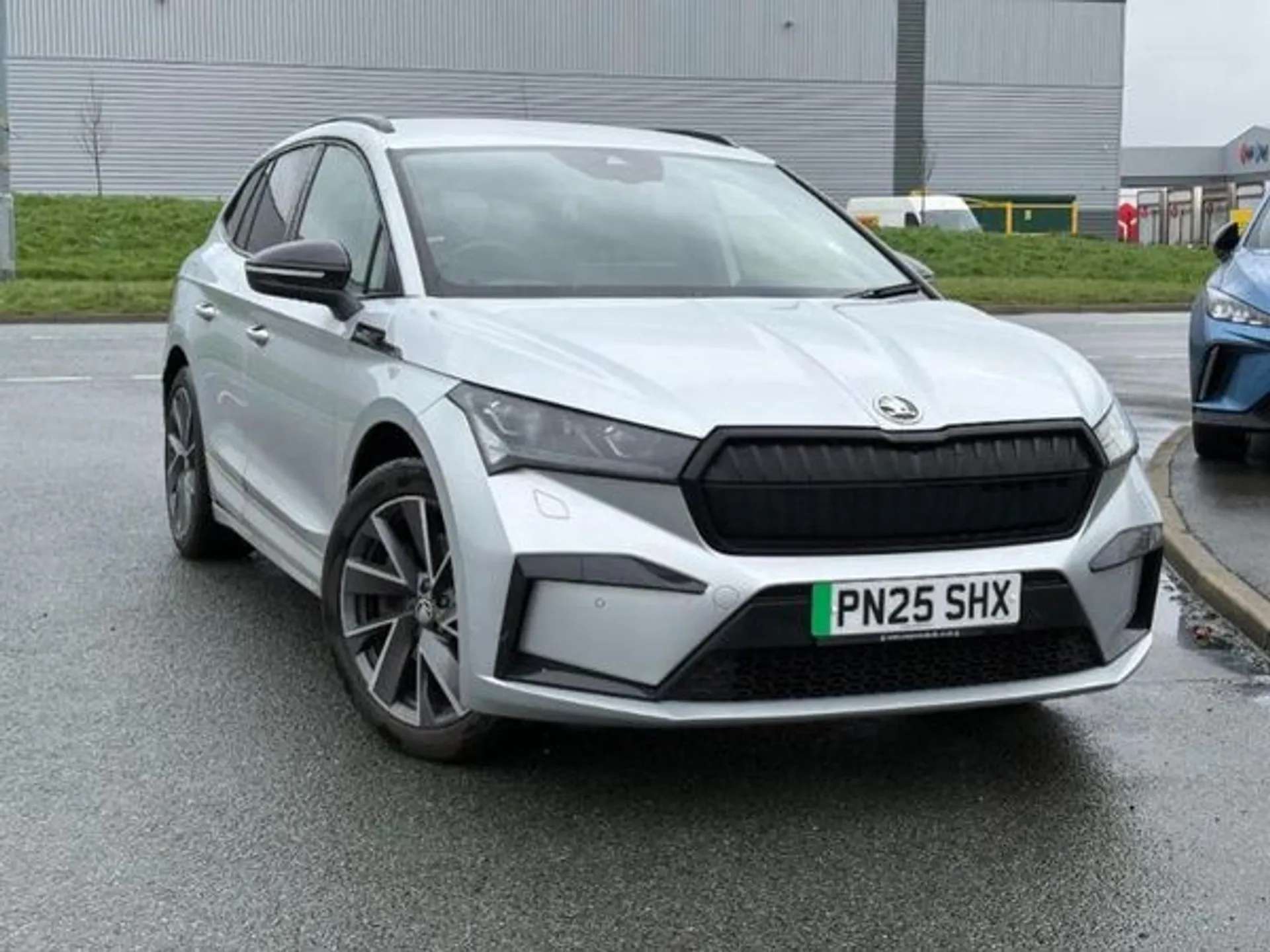 A 2025 SKODA ENYAQ 210kW 85x Sportline Plus 82kWh 4x4 5dr Auto [ Rear view camera , Tailgate unlocking from outside , Wireless charging with cooling function , Front and A 2025 SKODA ENYAQ 210kW 85x Sportline Plus 82kWh 4x4 5dr Auto [ Rear view camera , Tailgate unlocking from outside , Wireless charging with cooling function , Front and