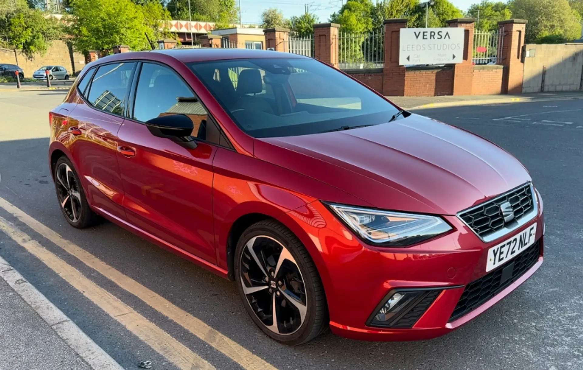 A 2022 SEAT IBIZA 1.0 TSI 110 FR Sport 5dr [Electric adjustable/heated/folding door mirrors, FULL LED automatic headlights with dynamic headlight range, Front assist fo A 2022 SEAT IBIZA 1.0 TSI 110 FR Sport 5dr [Electric adjustable/heated/folding door mirrors, FULL LED automatic headlights with dynamic headlight range, Front assist fo