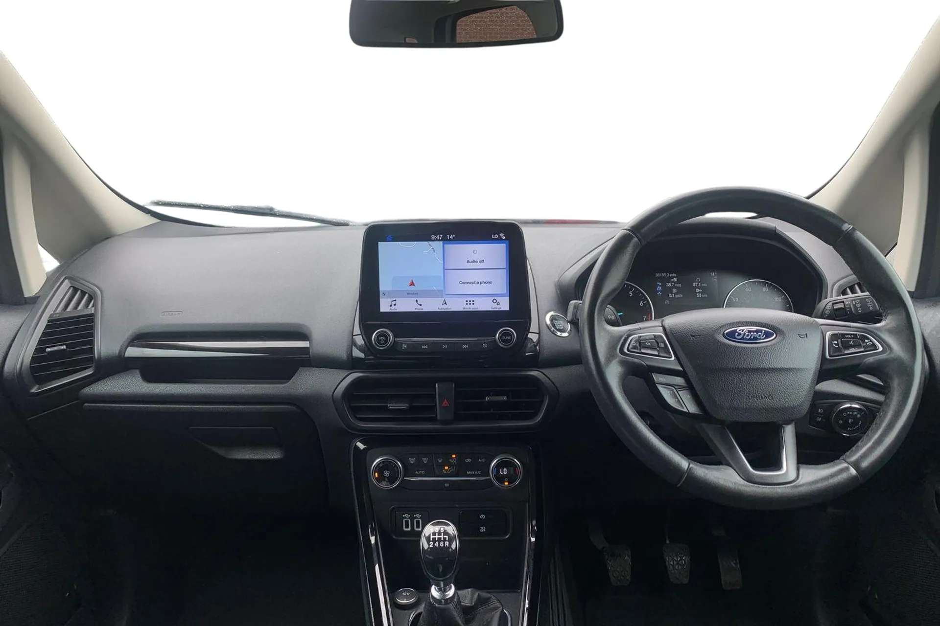 A 2018 FORD ECOSPORT 1.0 EcoBoost 125 Titanium 5dr [ Rear parking sensors and rear view camera , Emergency brake assist , 'Quickclear' heated windscreen/heated washer jets A 2018 FORD ECOSPORT 1.0 EcoBoost 125 Titanium 5dr [ Rear parking sensors and rear view camera , Emergency brake assist , 'Quickclear' heated windscreen/heated washer jets