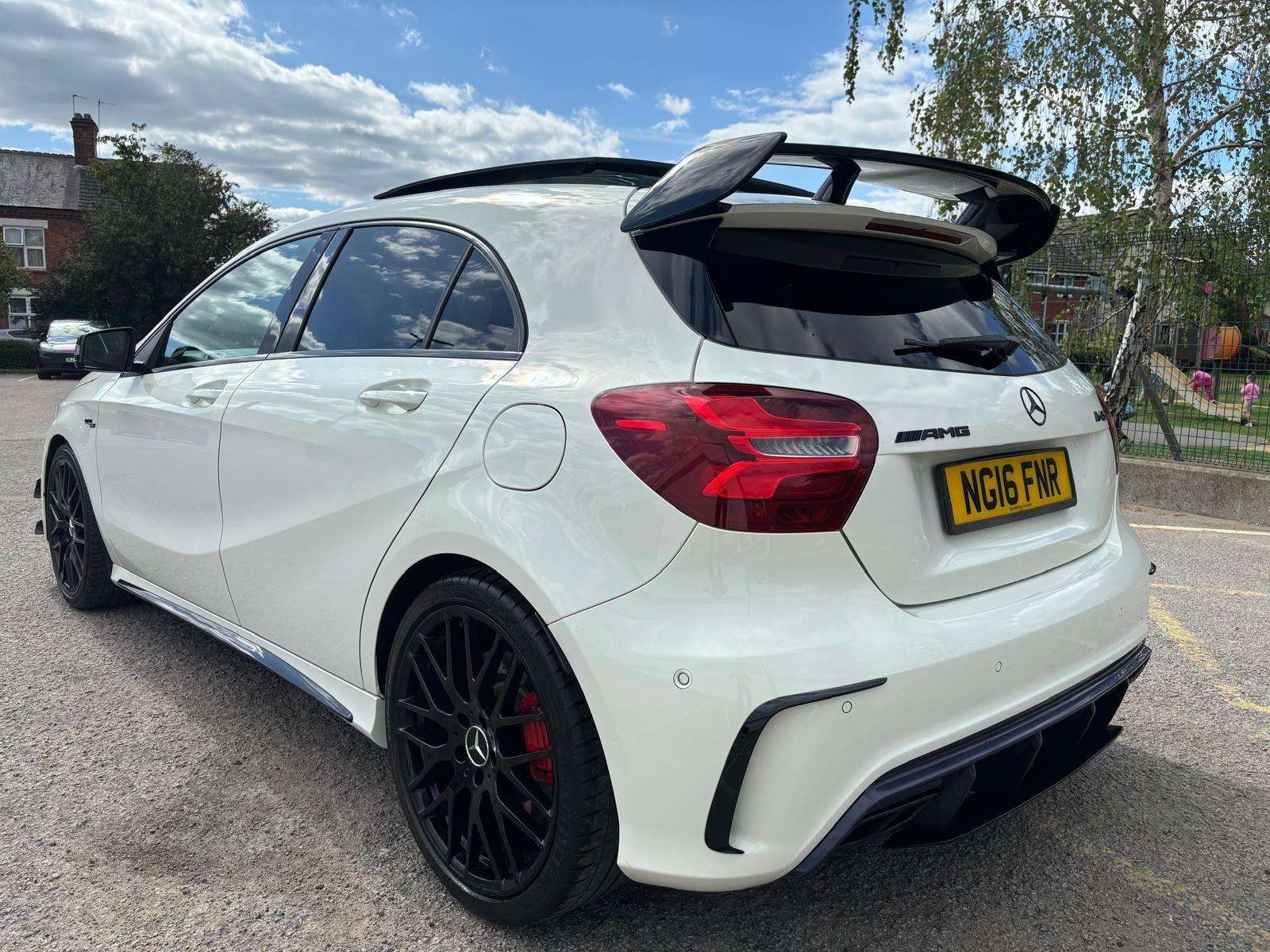 A 2016 MERCEDES-BENZ A CLASS 2.0 A45 AMG SpdS DCT 4MATIC Euro 6 (s/s) 5dr A 2016 MERCEDES-BENZ A CLASS 2.0 A45 AMG SpdS DCT 4MATIC Euro 6 (s/s) 5dr