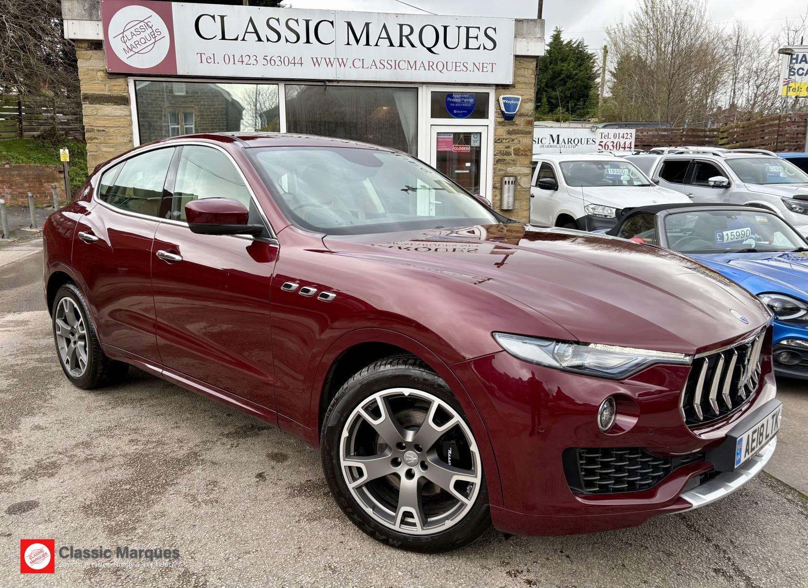 A 2018 MASERATI LEVANTE 3.0D V6 SUV 5dr Diesel ZF 4WD Euro 6 (s/s) (275 ps) A 2018 MASERATI LEVANTE 3.0D V6 SUV 5dr Diesel ZF 4WD Euro 6 (s/s) (275 ps)