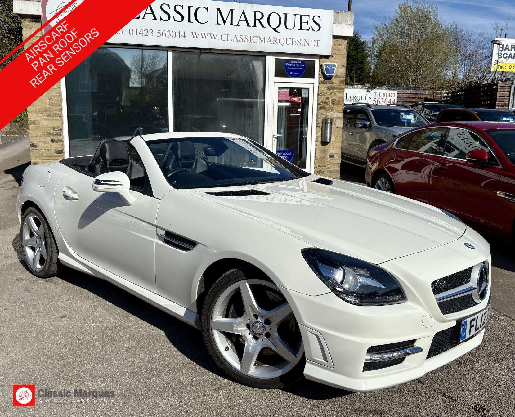 A 2012 MERCEDES-BENZ SLK 1.8 SLK250 BlueEfficiency AMG Sport Convertible 2dr Petrol G-Tronic+ Euro 5 (s/s) (204 ps) A 2012 MERCEDES-BENZ SLK 1.8 SLK250 BlueEfficiency AMG Sport Convertible 2dr Petrol G-Tronic+ Euro 5 (s/s) (204 ps)