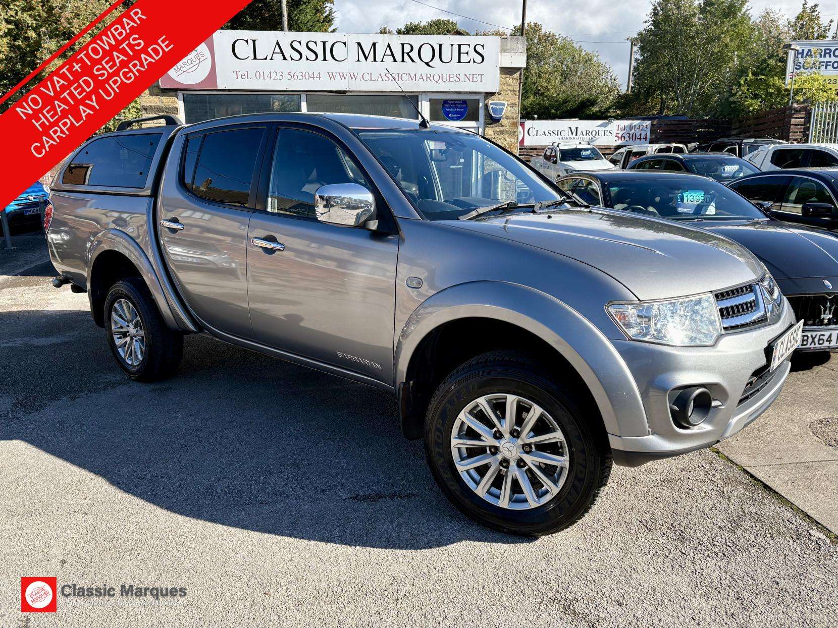 A 2014 MITSUBISHI L200 2.5 DI-D Barbarian Pickup Double Cab 4dr Diesel Auto 4WD Euro 5 (LB) (175 ps) A 2014 MITSUBISHI L200 2.5 DI-D Barbarian Pickup Double Cab 4dr Diesel Auto 4WD Euro 5 (LB) (175 ps)