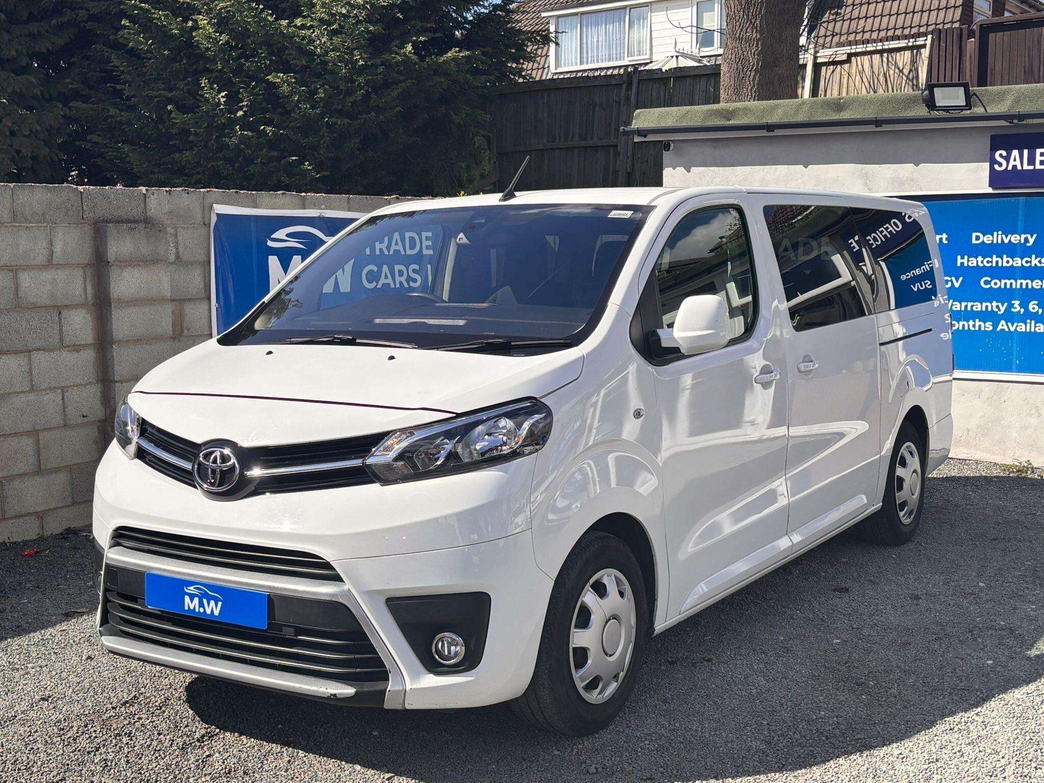 A 2018 TOYOTA PROACE 2.0D Shuttle Long MPV LWB Euro 6 (s/s) 5dr (9 Seat) A 2018 TOYOTA PROACE 2.0D Shuttle Long MPV LWB Euro 6 (s/s) 5dr (9 Seat)