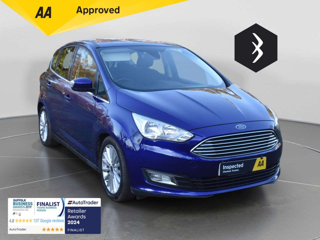 A 2016 FORD C-MAX 2.0 TDCi Titanium MPV 5dr Diesel Powershift Euro 6 (s/s) (Nav) (150 ps) *** A 2016 FORD C-MAX 2.0 TDCi Titanium MPV 5dr Diesel Powershift Euro 6 (s/s) (Nav) (150 ps) ***