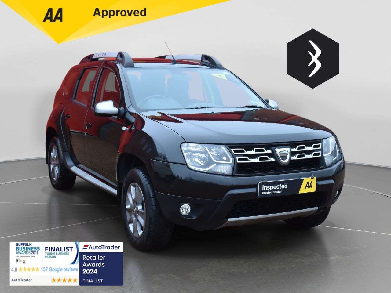 A 2017 DACIA DUSTER 1.5 dCi Laureate SUV 5dr Diesel Manual 4WD Euro 6 (s/s) (110 ps) ***128 AA A 2017 DACIA DUSTER 1.5 dCi Laureate SUV 5dr Diesel Manual 4WD Euro 6 (s/s) (110 ps) ***128 AA
