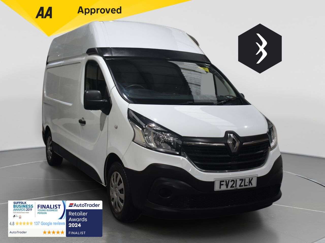 A 2021 RENAULT TRAFIC 2.0 dCi ENERGY 30 Business+ Panel Van 5dr Diesel Manual LWB High Roof Euro A 2021 RENAULT TRAFIC 2.0 dCi ENERGY 30 Business+ Panel Van 5dr Diesel Manual LWB High Roof Euro