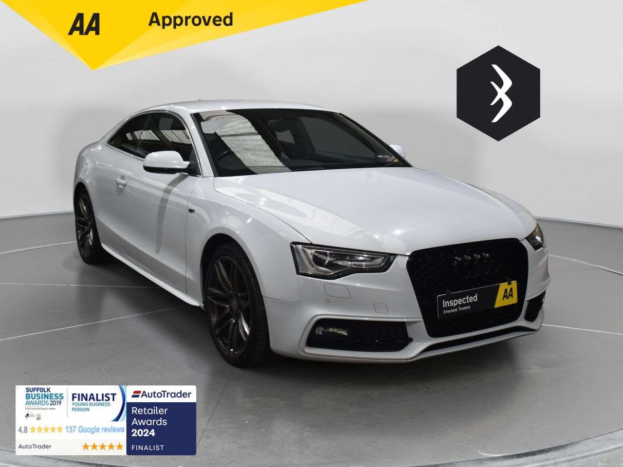 A 2015 AUDI A5 3.0 TDI V6 S line Coupe 2dr Diesel S Tronic quattro Euro 5 (240 ps) ***128 A 2015 AUDI A5 3.0 TDI V6 S line Coupe 2dr Diesel S Tronic quattro Euro 5 (240 ps) ***128