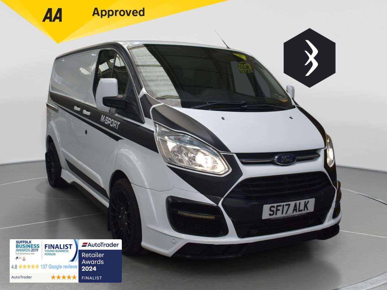 A 2017 FORD TRANSIT CUSTOM 2.2 TDCi 290 Limited Combi Van 6dr Diesel Manual L2 H1 (191 g/km, 153 bhp) A 2017 FORD TRANSIT CUSTOM 2.2 TDCi 290 Limited Combi Van 6dr Diesel Manual L2 H1 (191 g/km, 153 bhp)