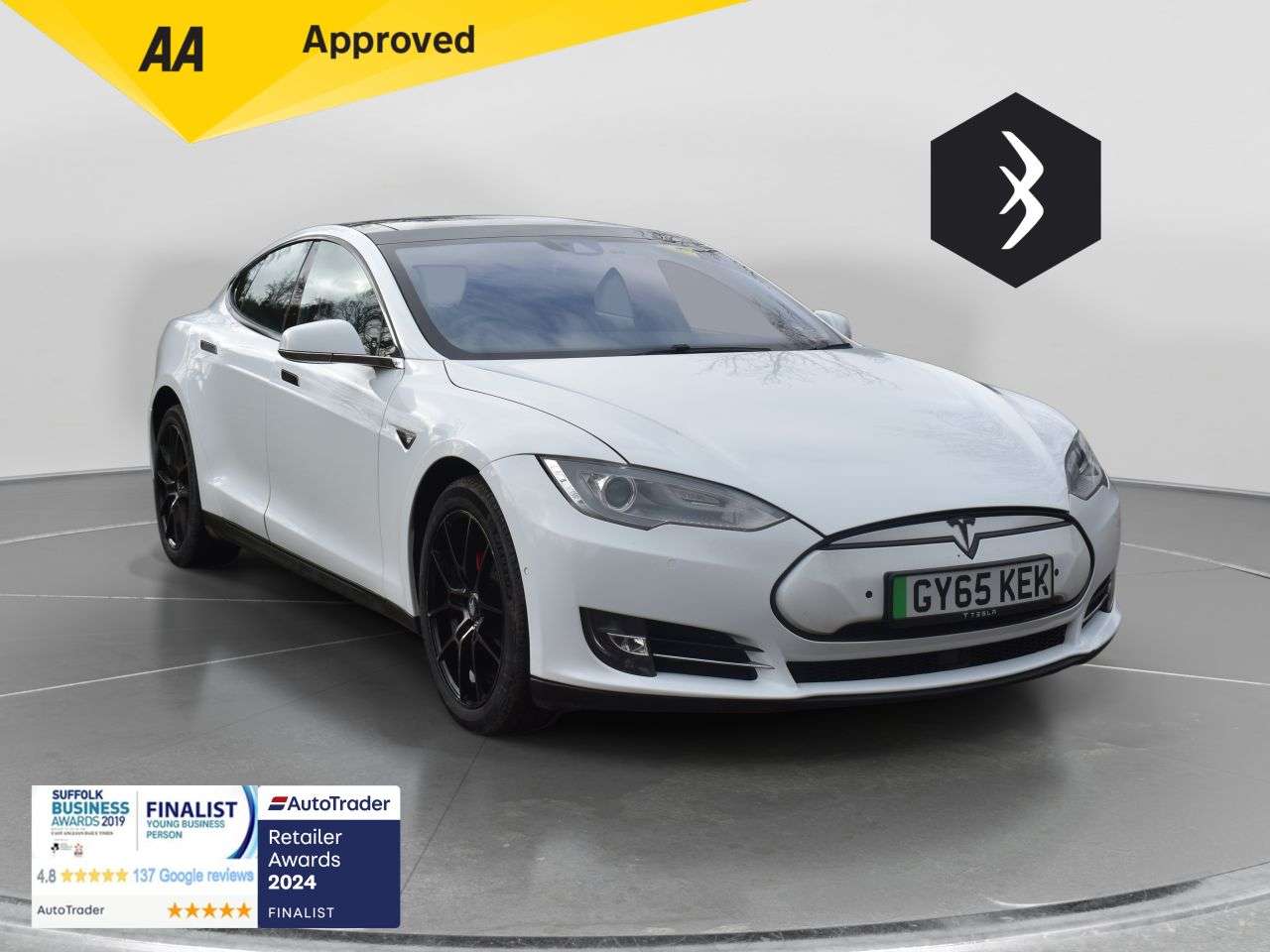 Check out this Tesla Model S 2015 Electric Automatic