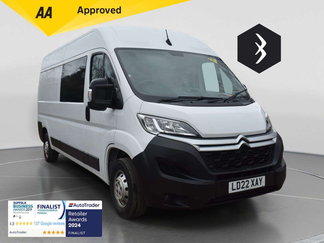 A 2022 CITROEN RELAY 2.2 BlueHDi 35 Enterprise Panel Van 5dr Diesel Manual L3 High Roof Euro 6 ( A 2022 CITROEN RELAY 2.2 BlueHDi 35 Enterprise Panel Van 5dr Diesel Manual L3 High Roof Euro 6 (