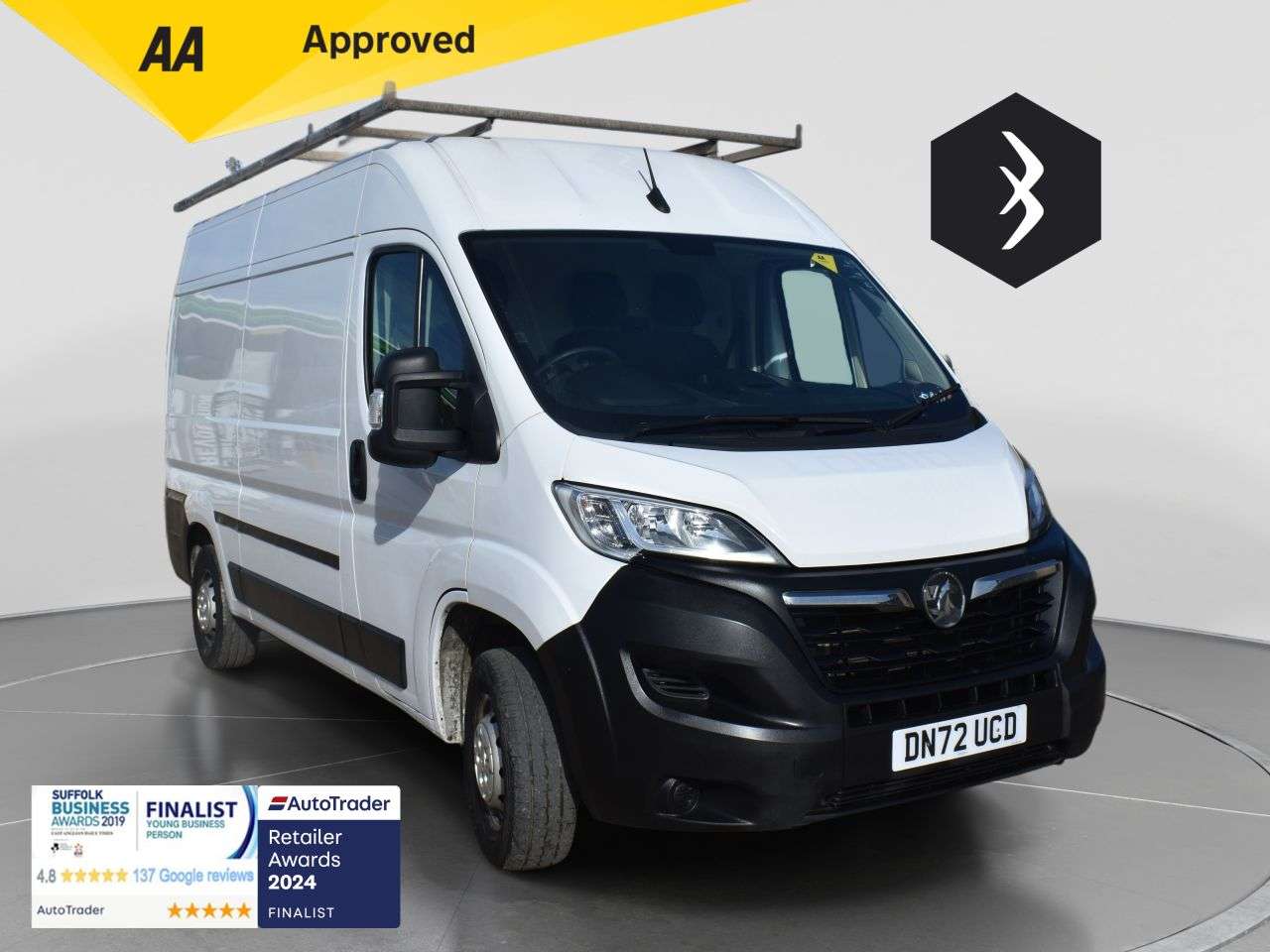 A 2023 VAUXHALL MOVANO 2.2 CDTi 3500 BiTurbo Dynamic Panel Van 5dr Diesel Manual FWD L2 H2 Euro 6 A 2023 VAUXHALL MOVANO 2.2 CDTi 3500 BiTurbo Dynamic Panel Van 5dr Diesel Manual FWD L2 H2 Euro 6