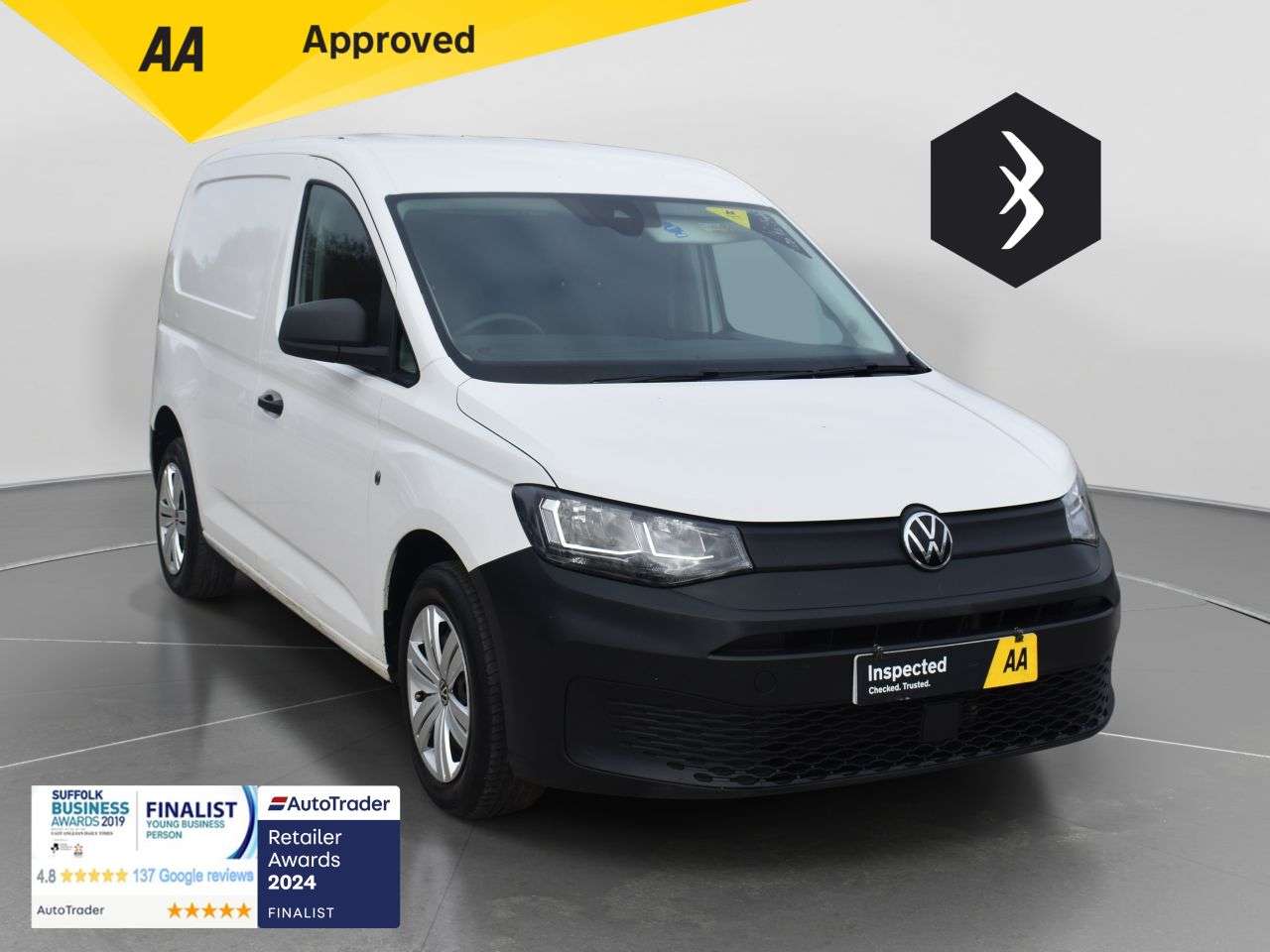 A 2021 VOLKSWAGEN CADDY 2.0 TDI C20 Commerce Panel Van 5dr Diesel Manual SWB Euro 6 (s/s) (75 ps) * A 2021 VOLKSWAGEN CADDY 2.0 TDI C20 Commerce Panel Van 5dr Diesel Manual SWB Euro 6 (s/s) (75 ps) *