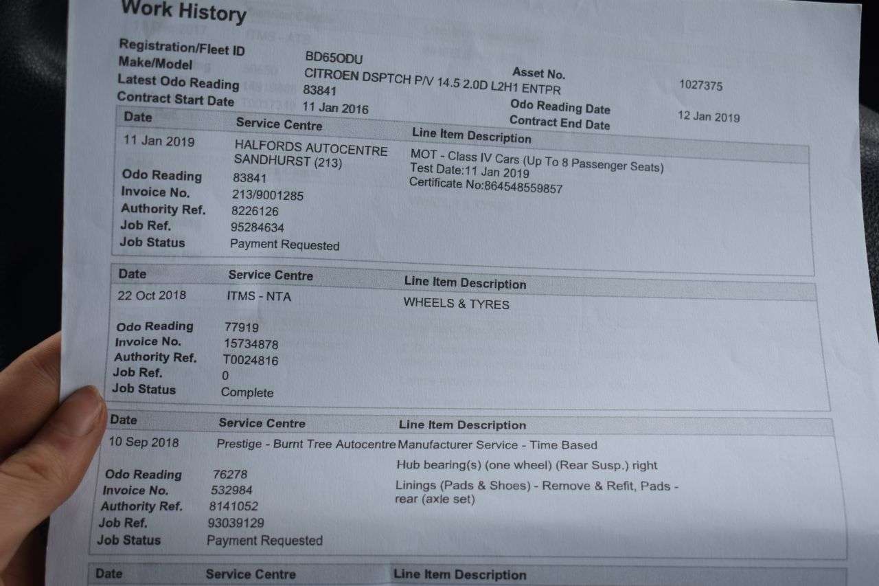 2016 CITROEN DISPATCH 2016 CITROEN DISPATCH